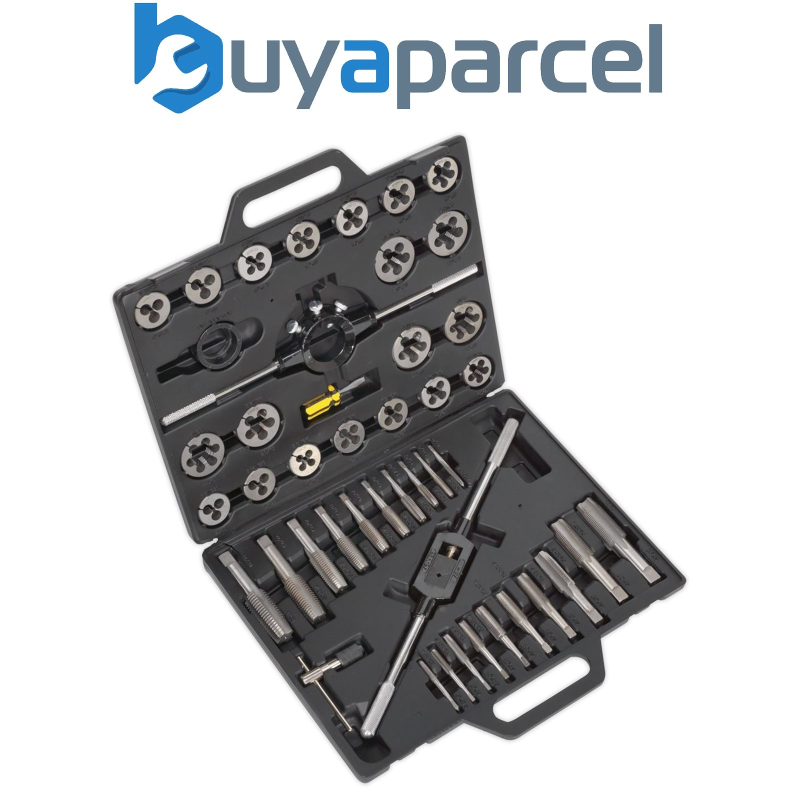 Sealey AK303IMP Imperial Tap & Die Set Split Dies 45pc