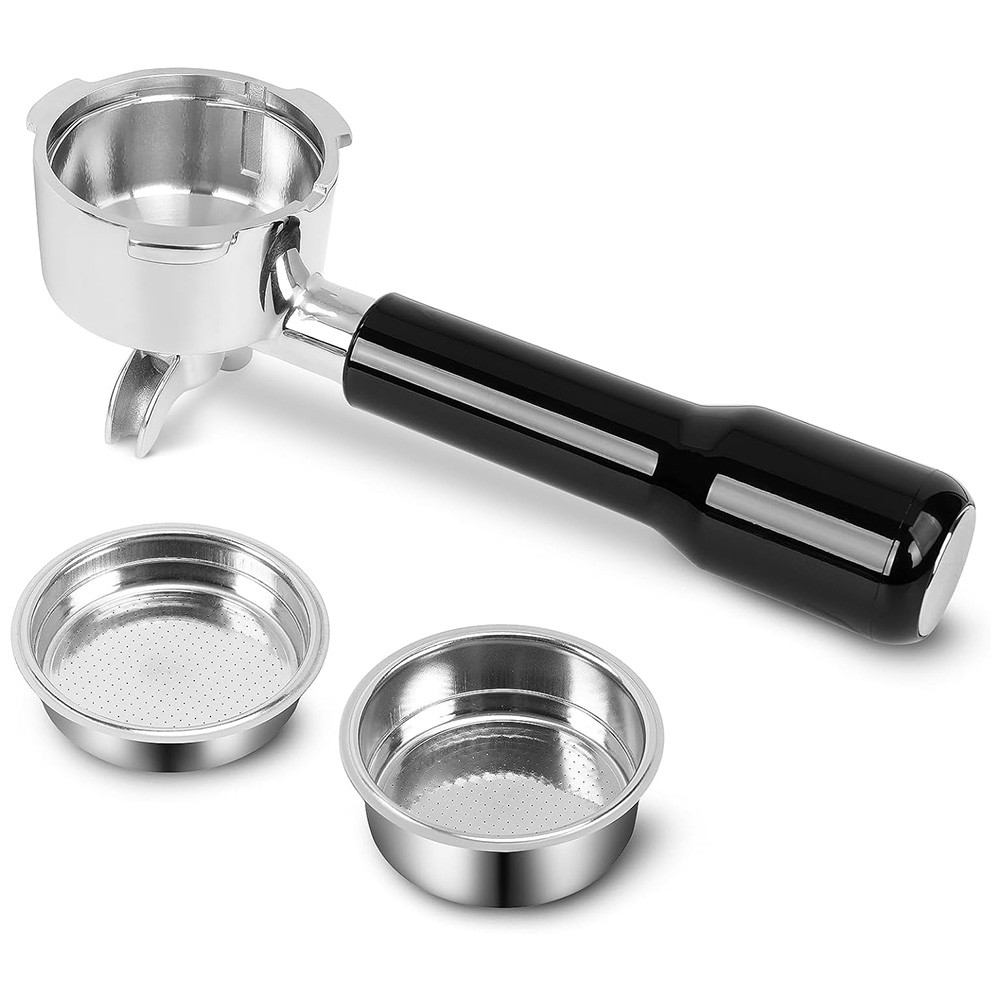 51mm Stainless Steel Portafilter with 2 Spouts for and CASABREWS4443