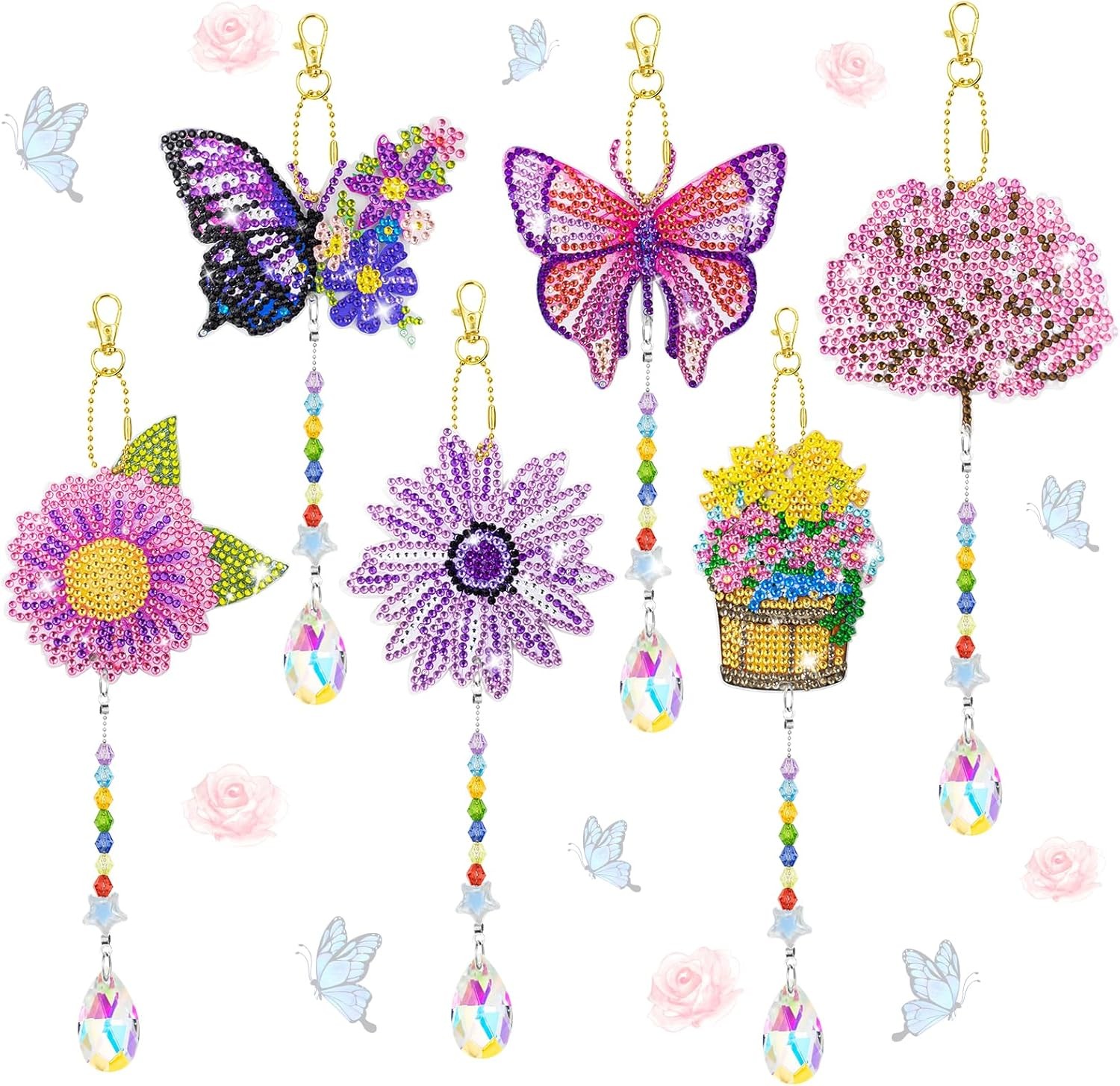 5D Diamond Painting Wind Chimes Kit Crystal Wind Chime Diamond Painting Kits Do
