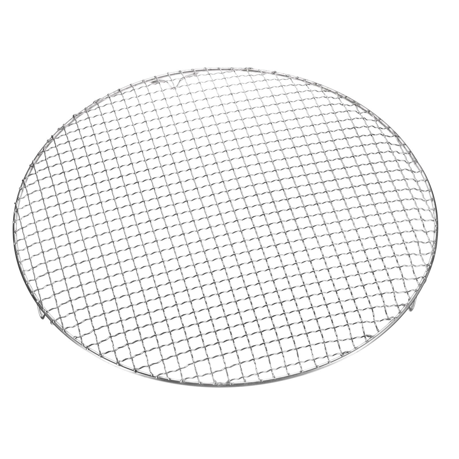 Round Cooking Rack 15" 201 Stainless Steel Barbecue Grill with 20mm Legs