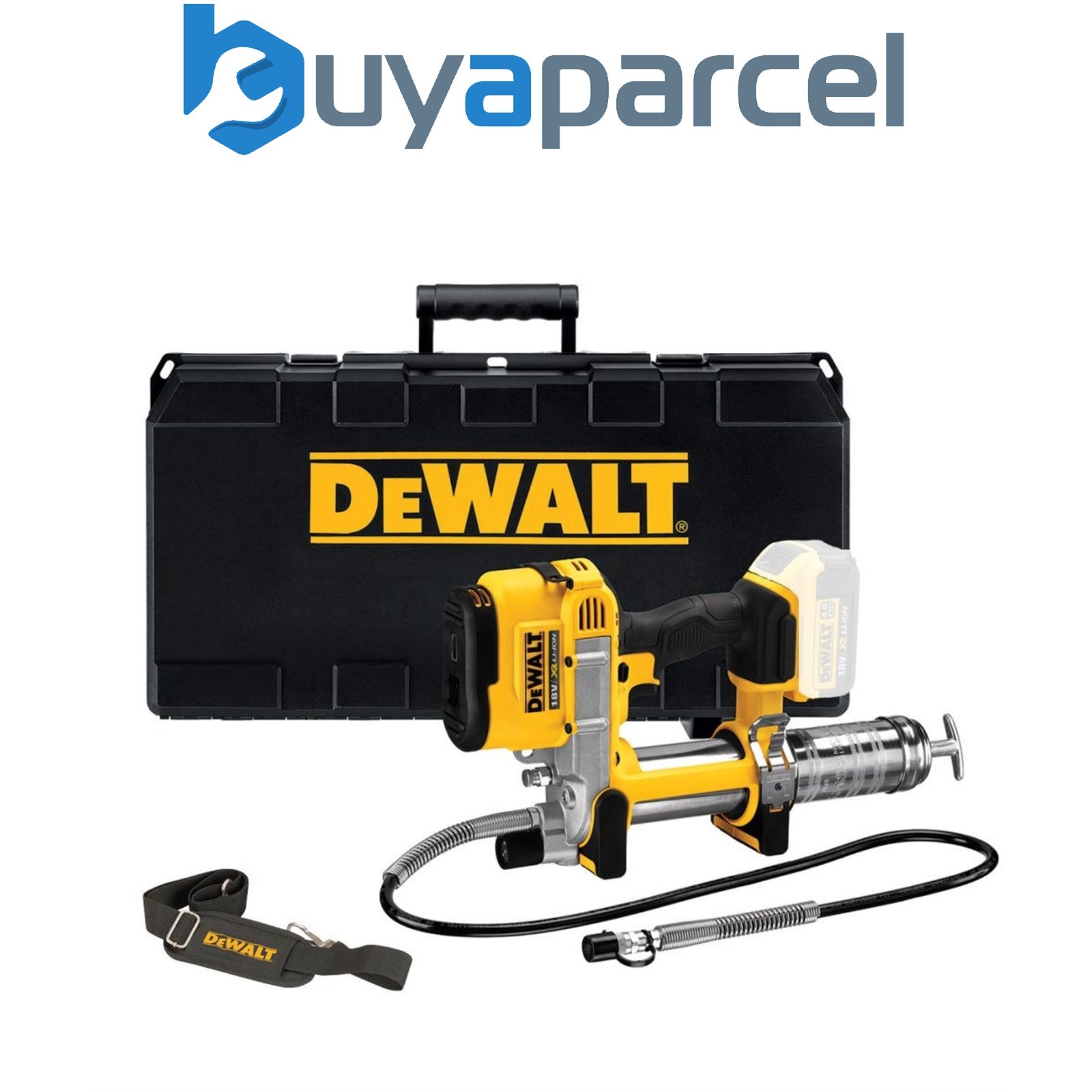 Dewalt DCGG571N 18v XR Cordless Li-Ion Grease Gun Bare Tool DCGG571NK + Case