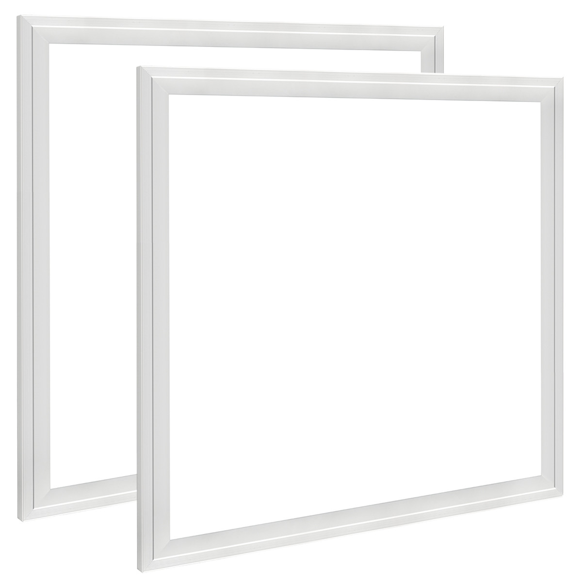 2 x 48W Ceiling Suspended Recessed LED Panel White Light Office Salon 600 x 600