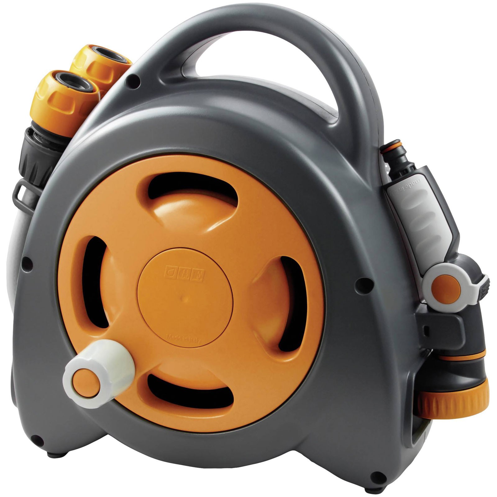 Hozelock Aqua bag Maxi Hose Reel 15m with 8 Spray Nozzle Functions