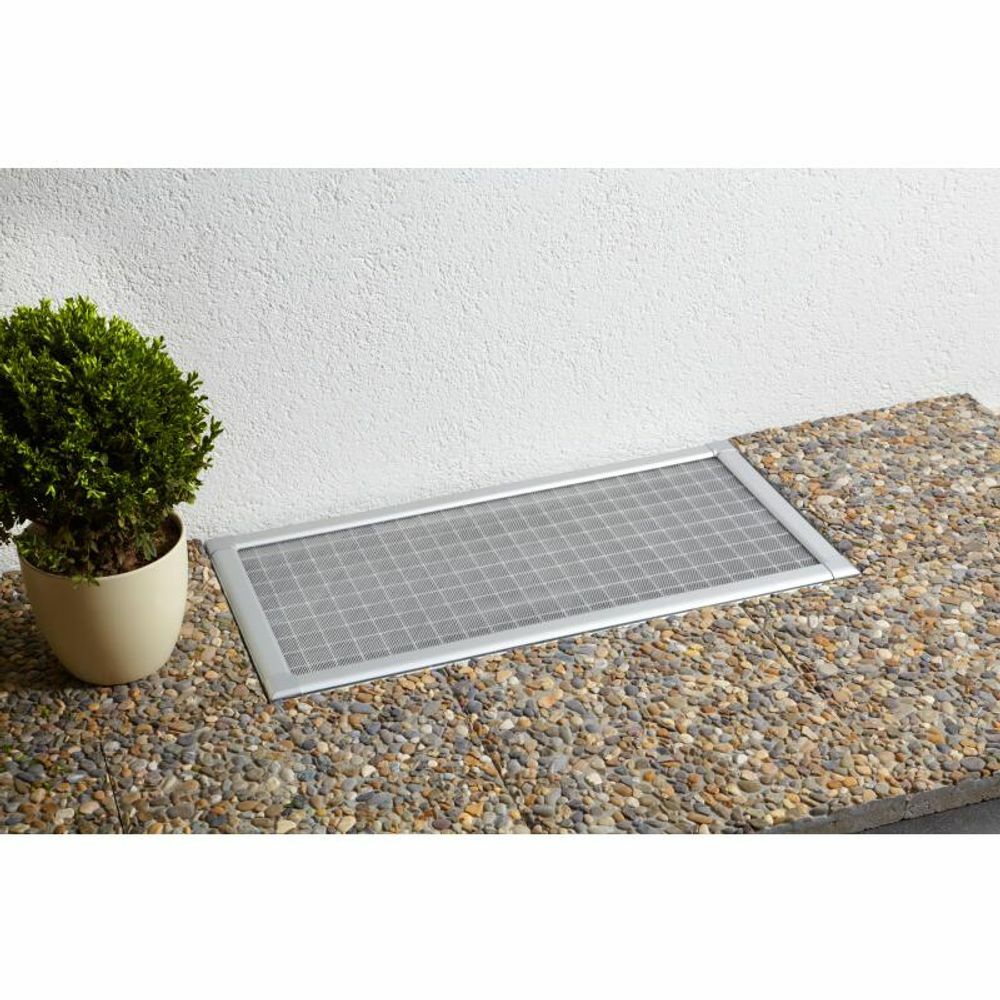 Cellar Shaft Cover Max. 115X60Cm Cuttable Lid Protective Grid Aluminum Frame