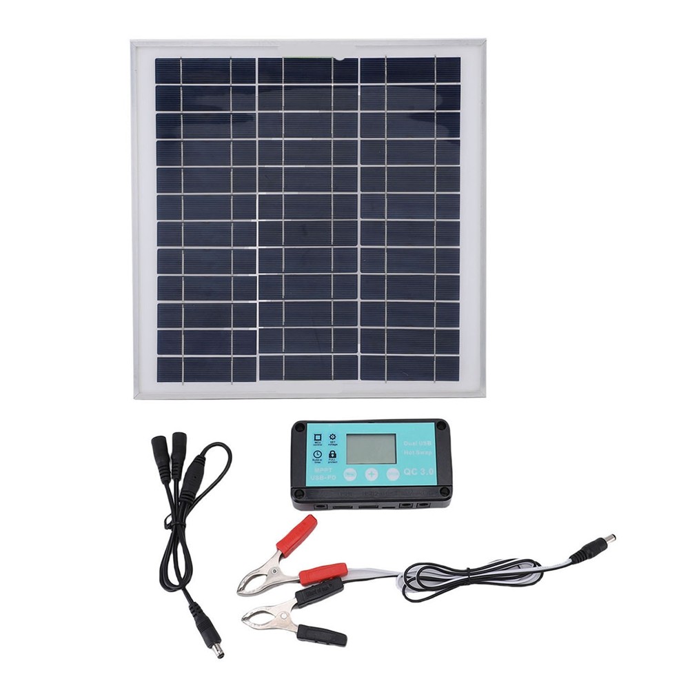 100W 12V Solar Panel Kit with Controller MPPT Aluminum Solar Panel for6960