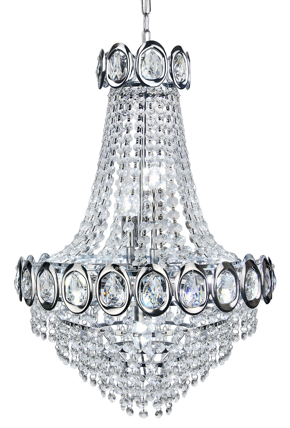 Vintage Retro Hanging Chandelier Ceiling Light Elegant Crystal Droplets H3034