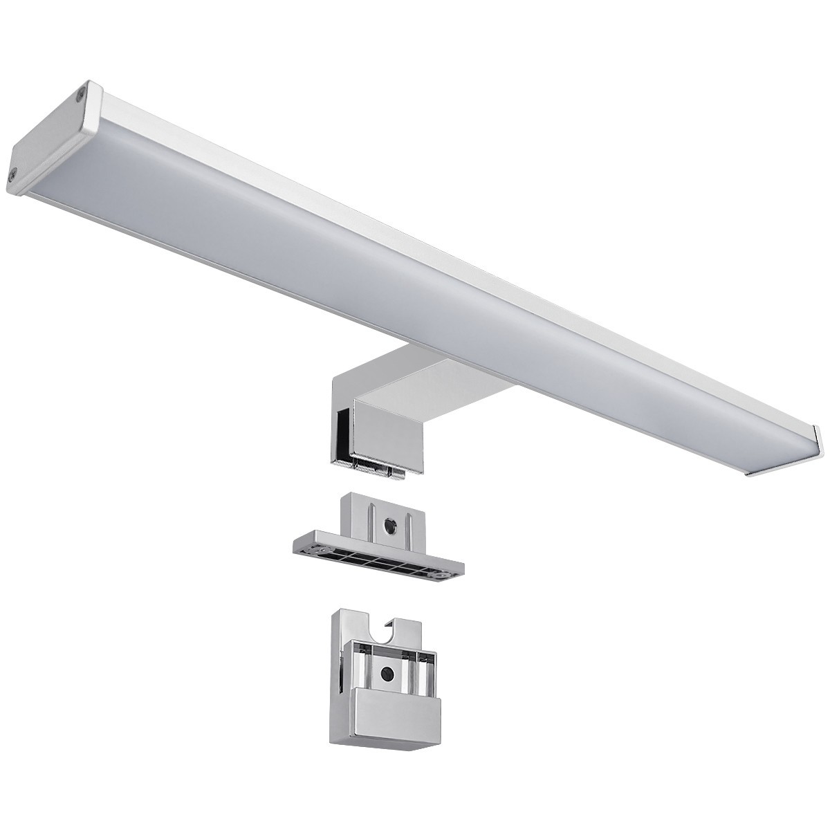 LED Mirror Light 3 Mounting Option Cool White 6500k 8W IP44 Wall Light ML27