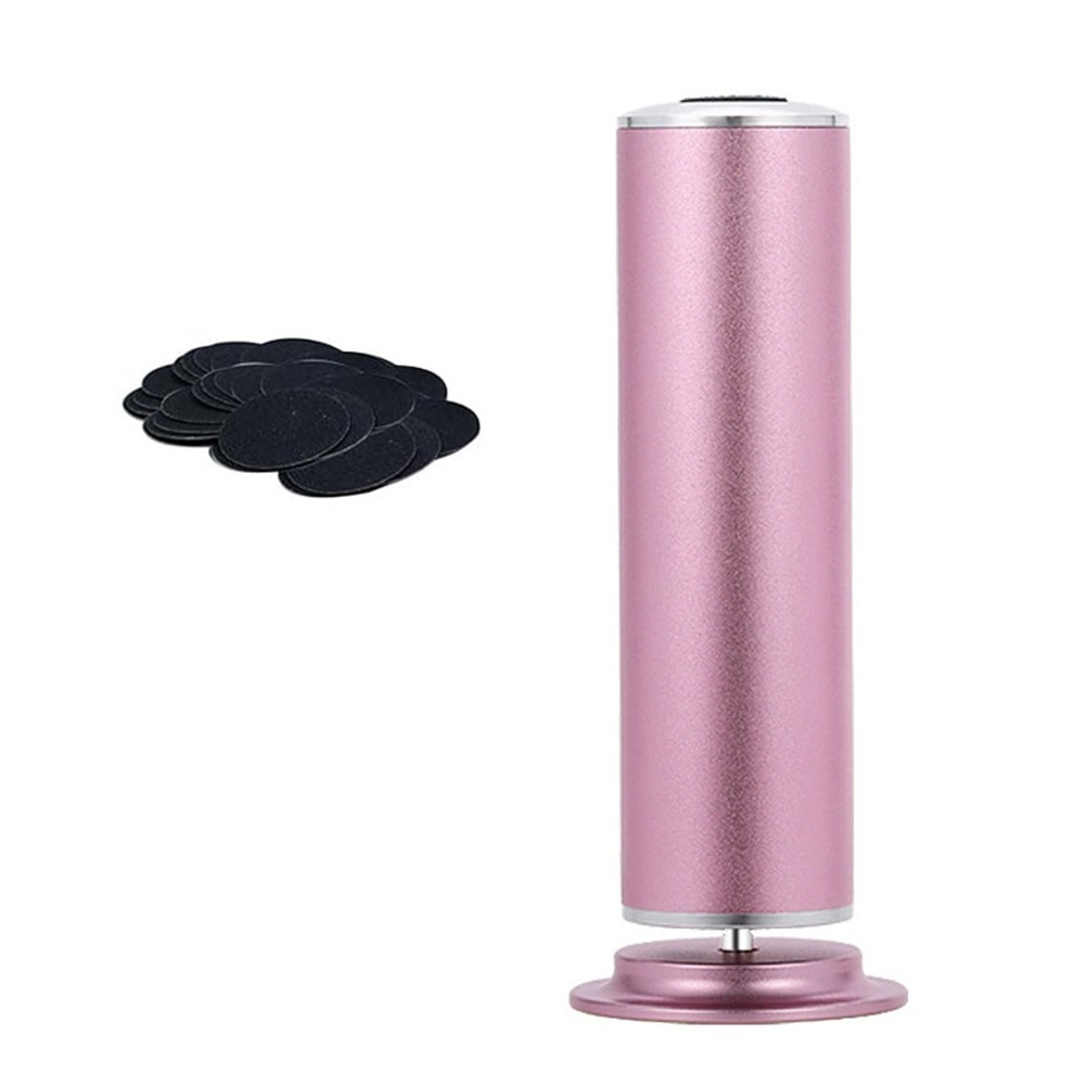 2X(Foot Scrubber Professional Callus Remover forFeet with60pcs Sandpaper7583