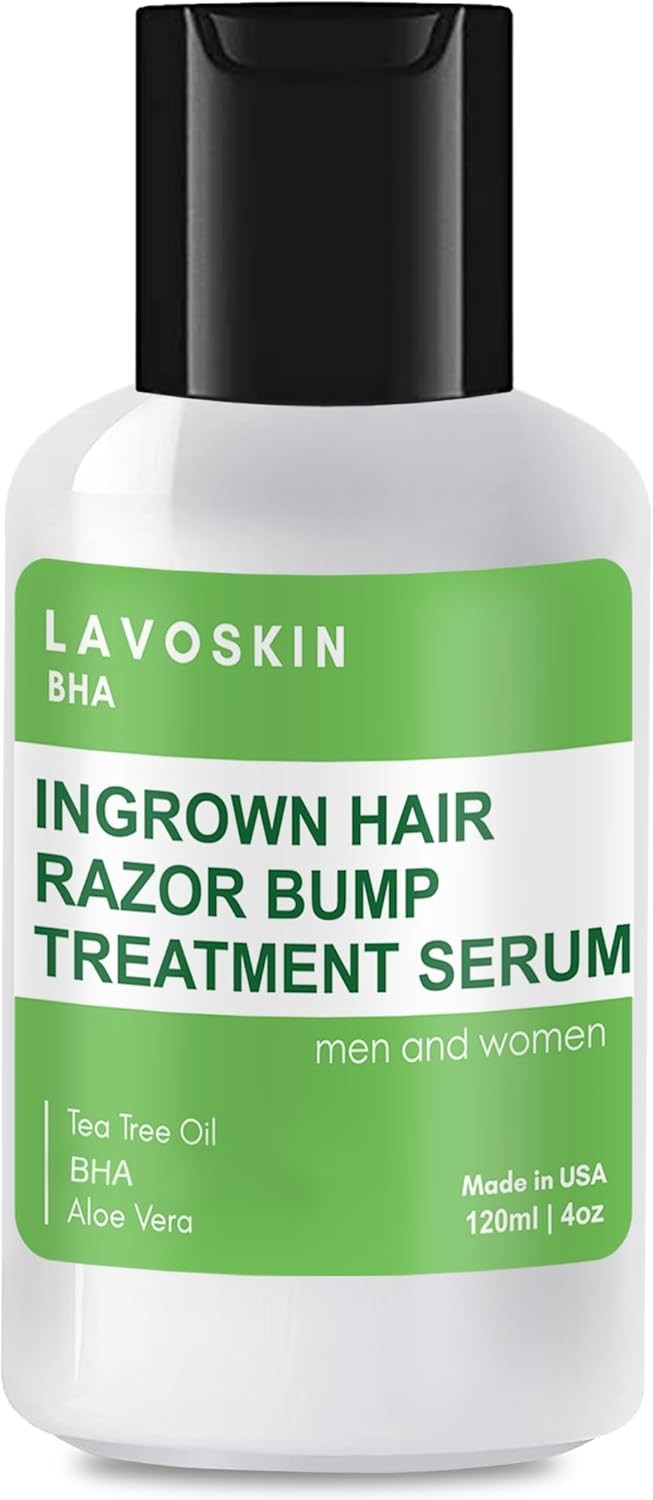 LAVO Tea Tree Gel w/Salicylic Acid - BEST Ingrown Hair Treatment - Razor Bump a