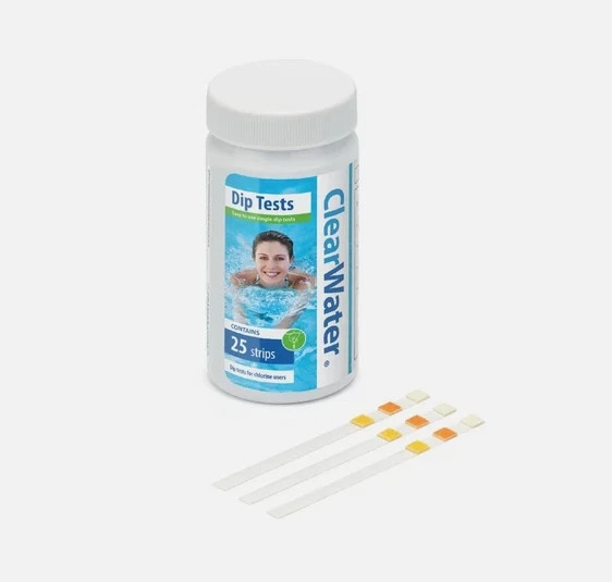 Clearwater 25 Test Strips for Hot Tubs and Pools