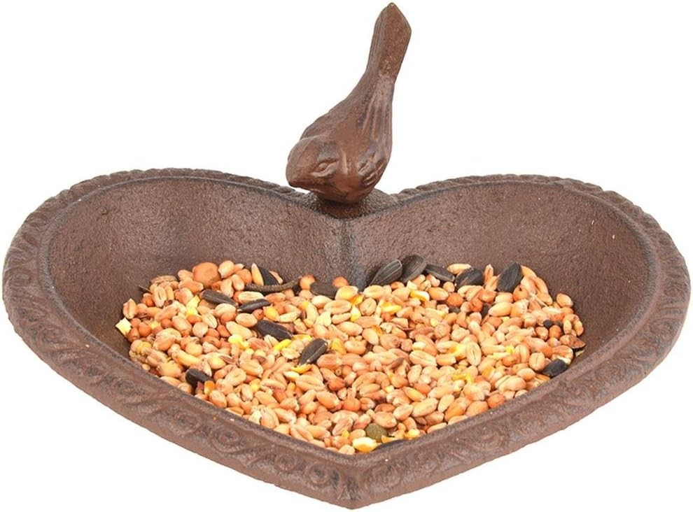 Fallen Fruits Ltd BIRD BATH HEART SHAPE