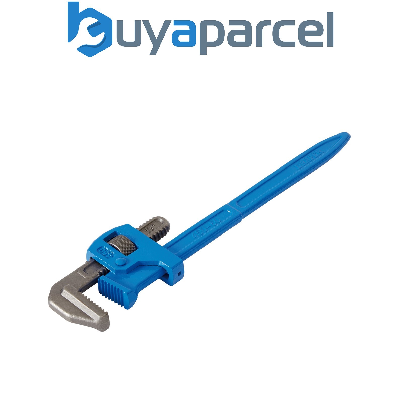 Draper 17217 Adjustable Pipe Wrench, 450mm, 60mm