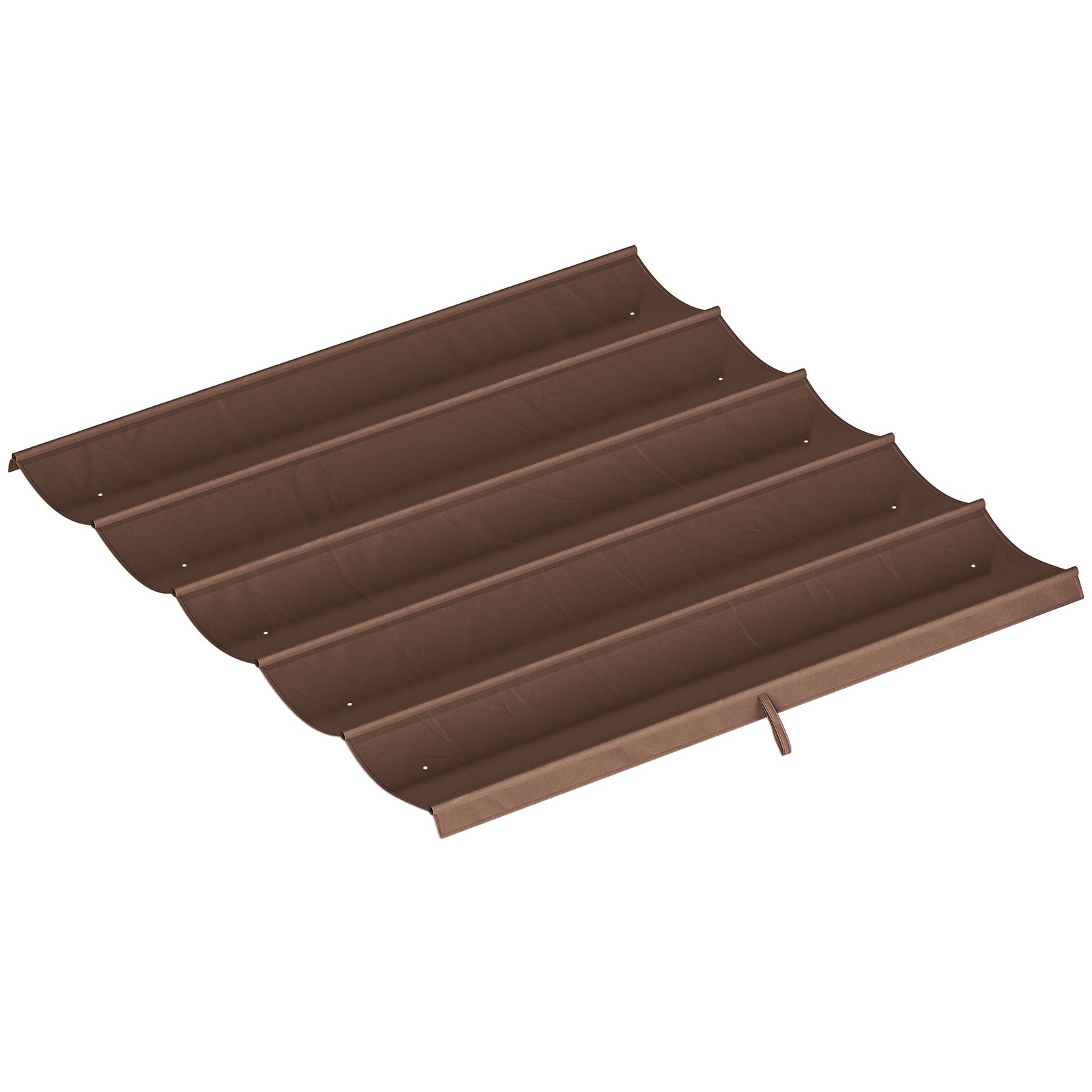 Outsunny 2.55x2.5 m Pergola Cover Replacement for 3x3 m Frame, Brown