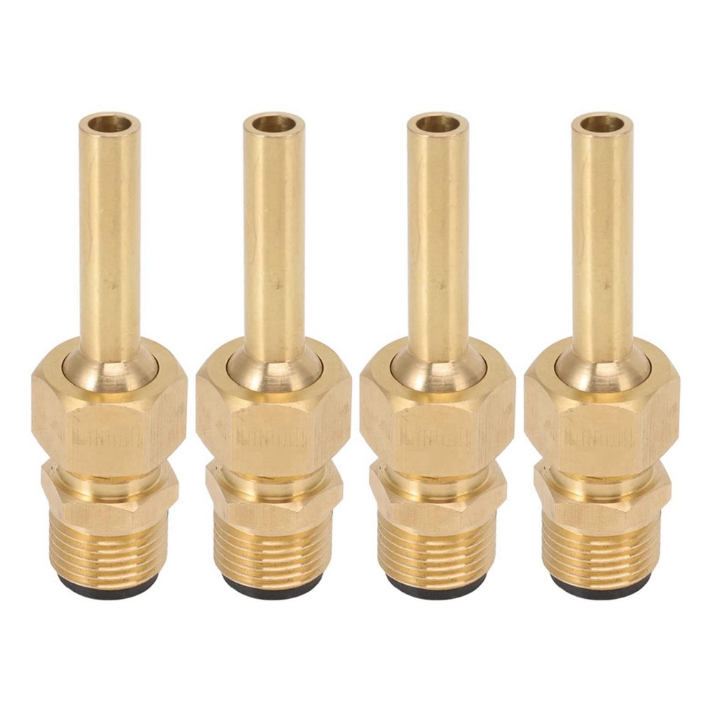 3X(4 Pcs Direct Copper Water Fountain Nozzle, Fountain Parts Heads for3822