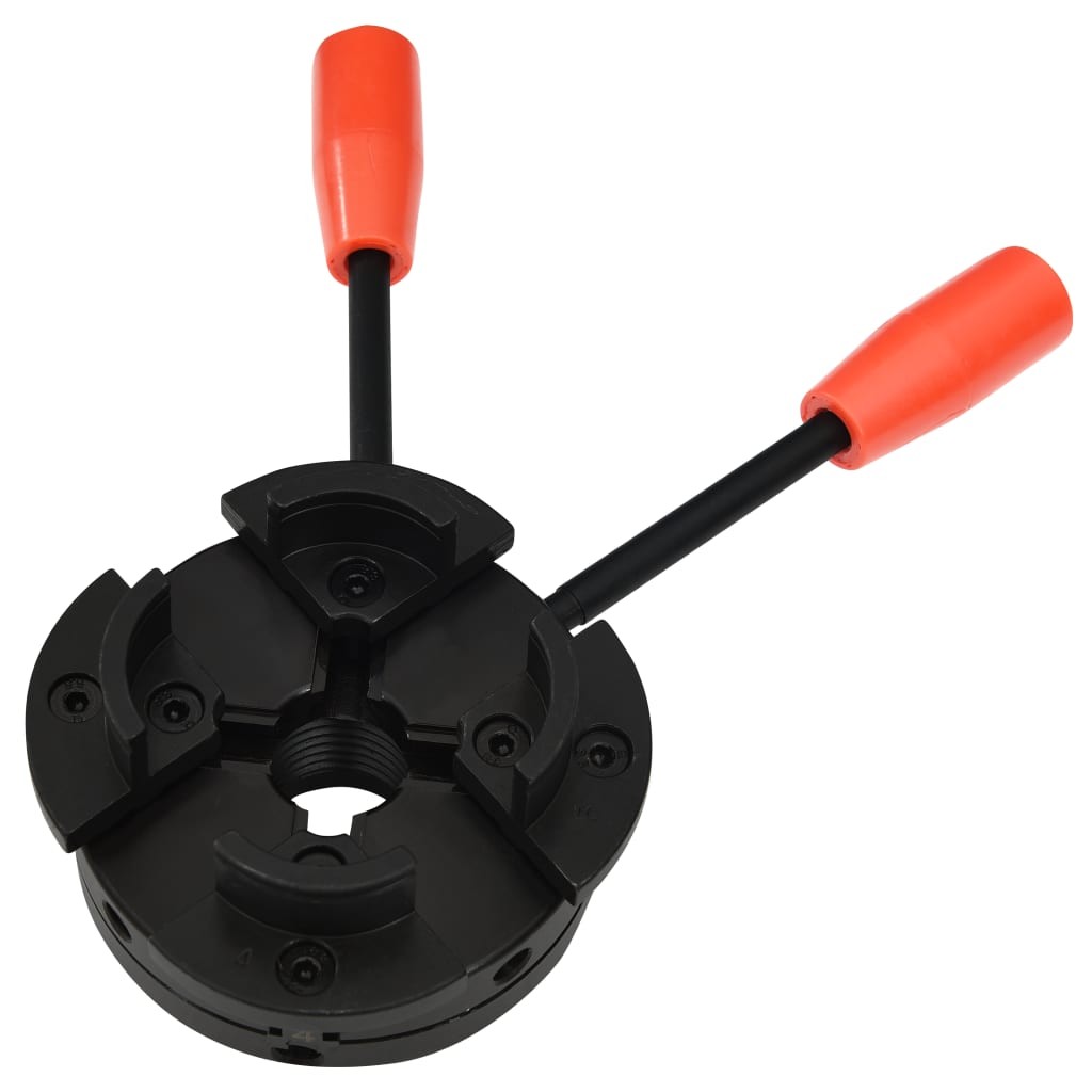 4 Jaw Wood Chuck Lathe Turning with M33 Connection Steel vidaXL