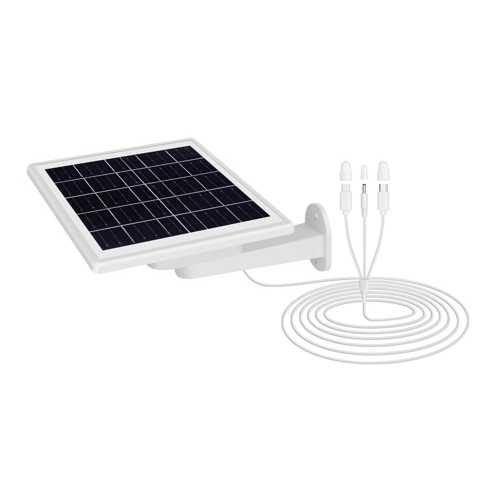 8W Solar Panels for Security Camera Built-in Battery with Cable IP65 360°7196
