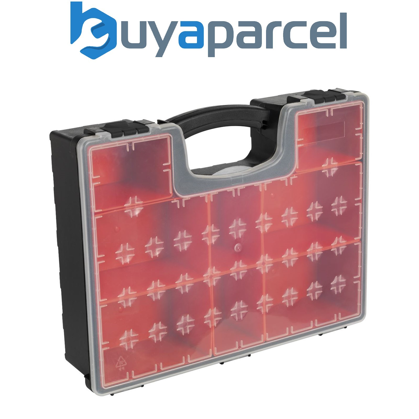 Sealey APAS3R Parts Storage Case with 8 Removable Compartments