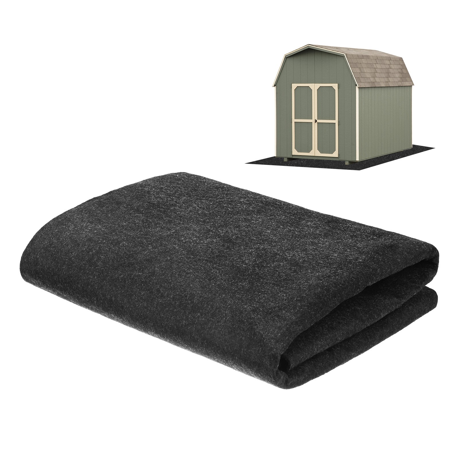 Outdoor Storage Shed Mat, 1524x1219mm Non Slip Waterproof Carport Protect Pad