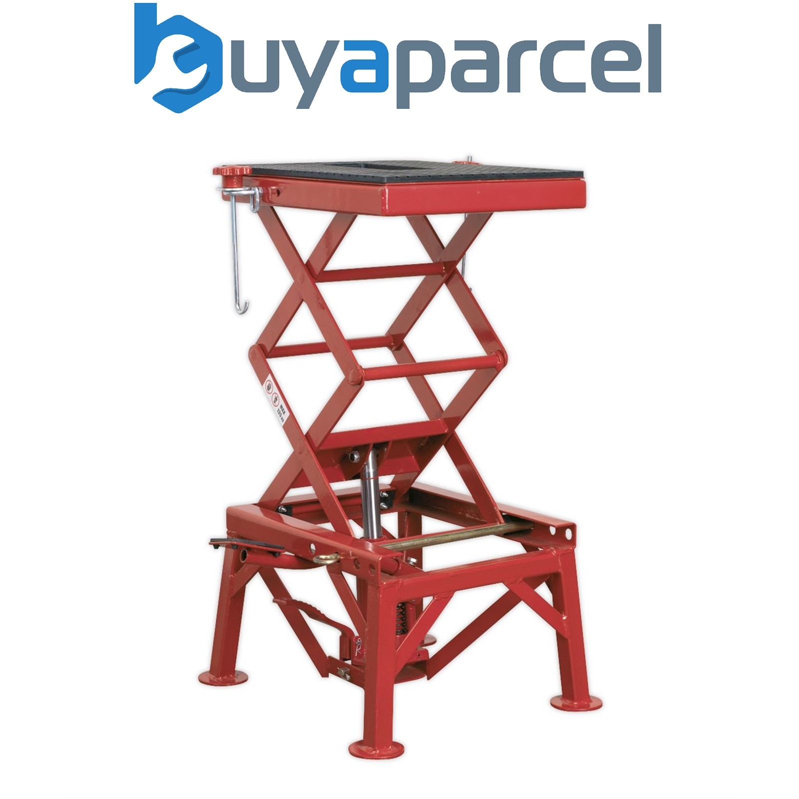 Sealey MC135 Hydraulic Motorcycle Lift Off-Road/Trials Bikes 135kg Capacity