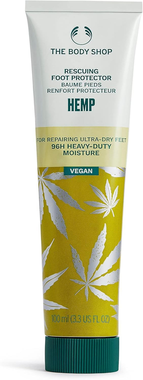 The Body Shop Hemp Foot Protector (1x 100ml), Hemp Foot Cream, Heavy-Duty Foot