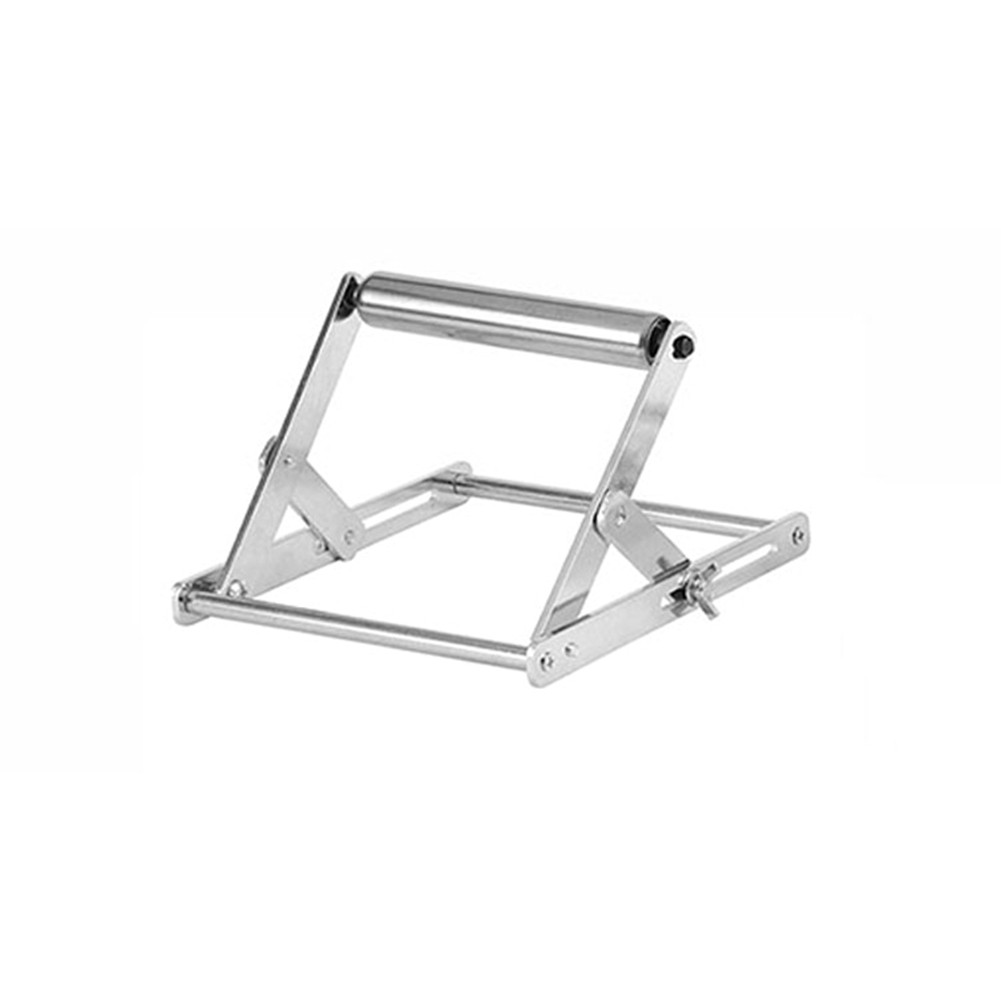 Foldable Stainless Steel Stand Adjustable Cutting Machine Material Support7754