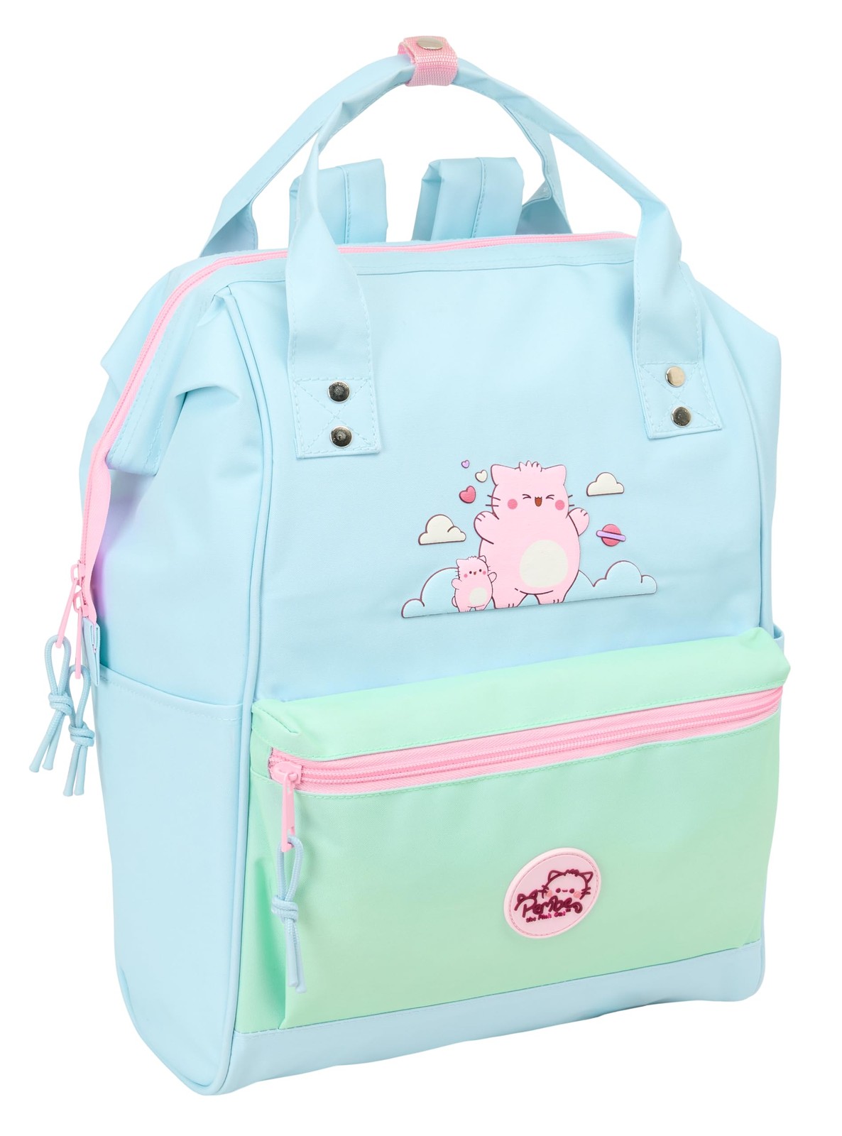 PEMBE THE PINK CAT – Youth Backpack with Handles for Laptops up to 13 Inches, Id