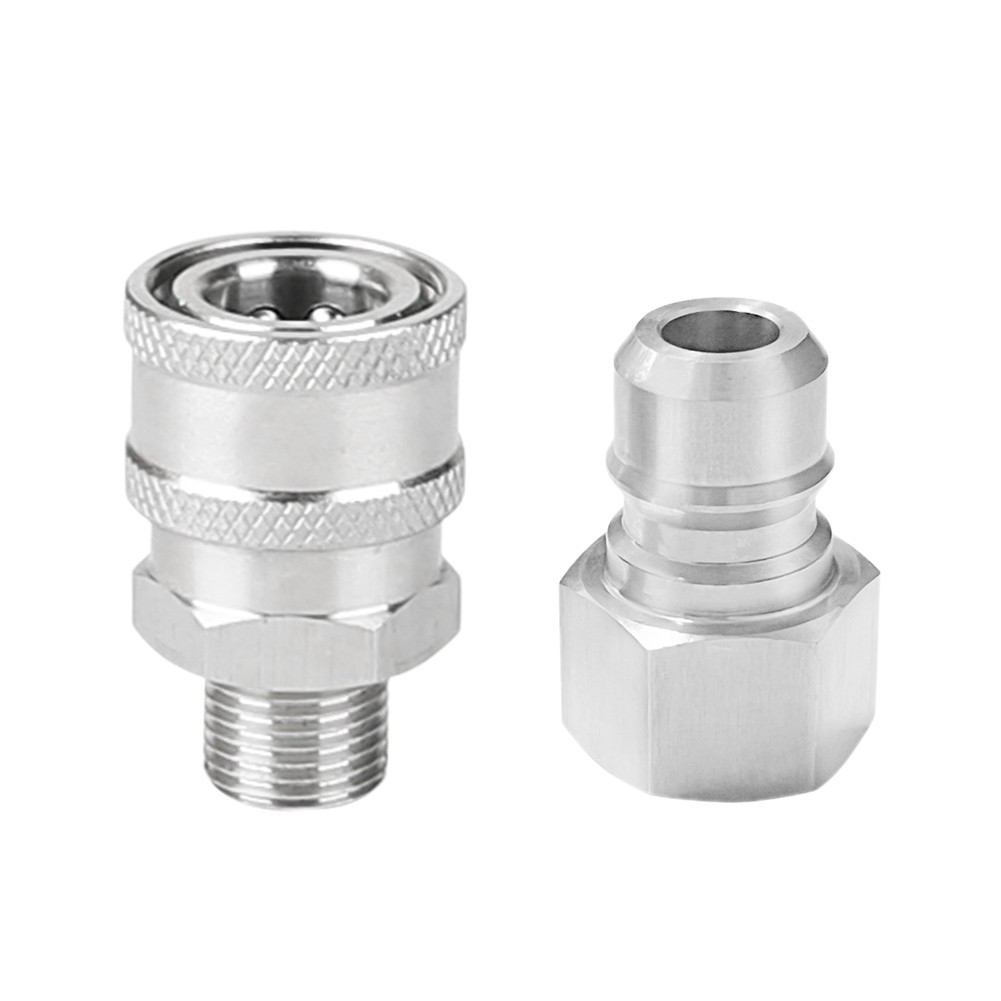 High-Pressure Water  Connector, Stainless Steel NPT4 to DN15 Adapter,7552
