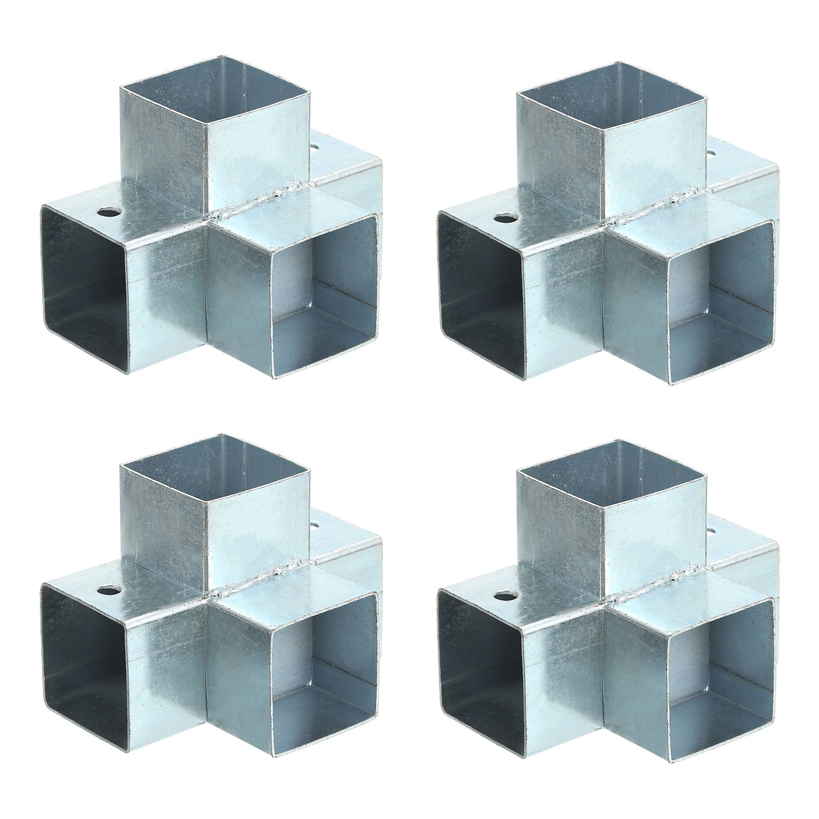 4-Way Gazebo Brackets Kit, Angle Bracket for 1.3" x 1.3" Lumber (4 Pack)