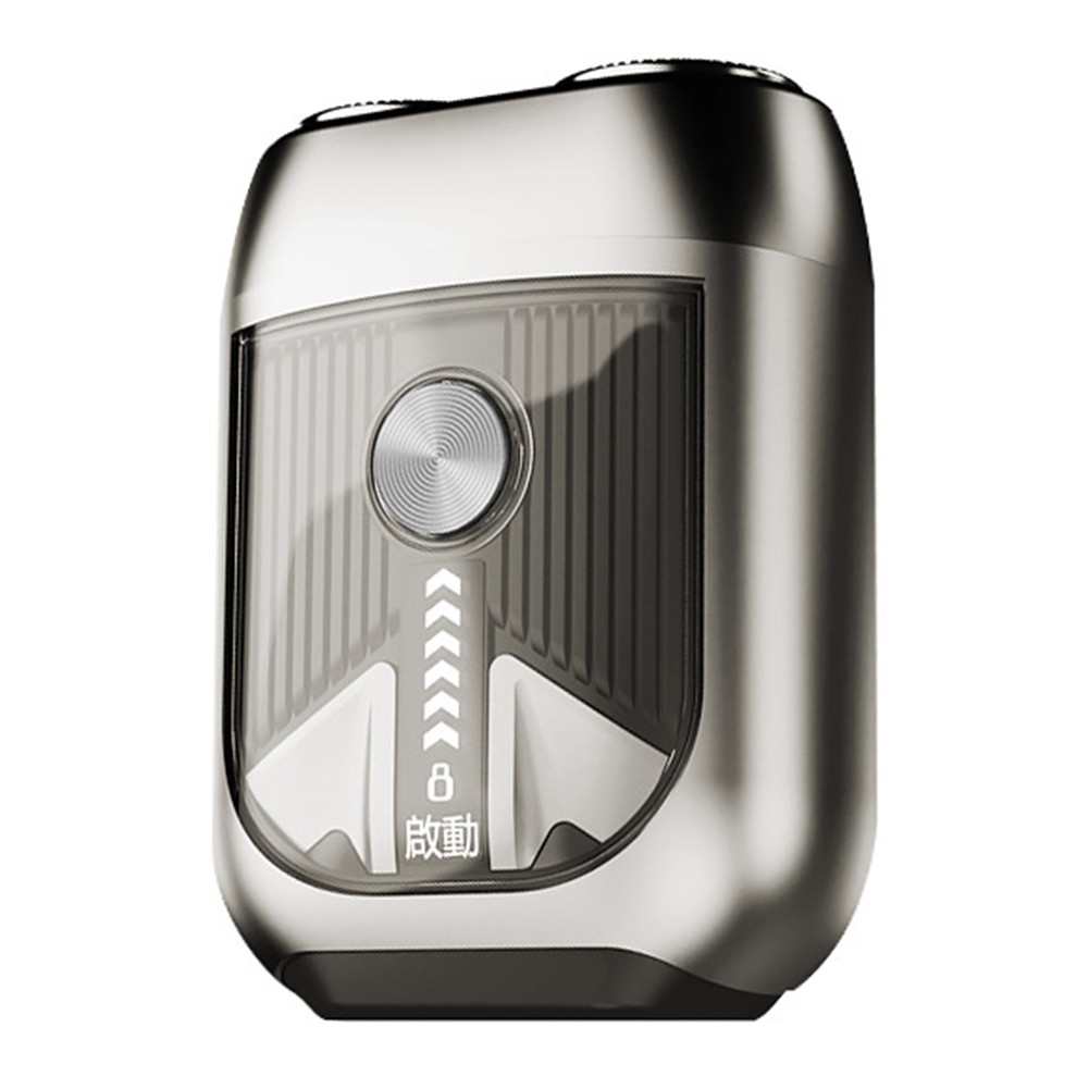 2X(Electric Shaver Rechargeable Aluminum Alloy Magnetic Head Shaver IPX7 3689