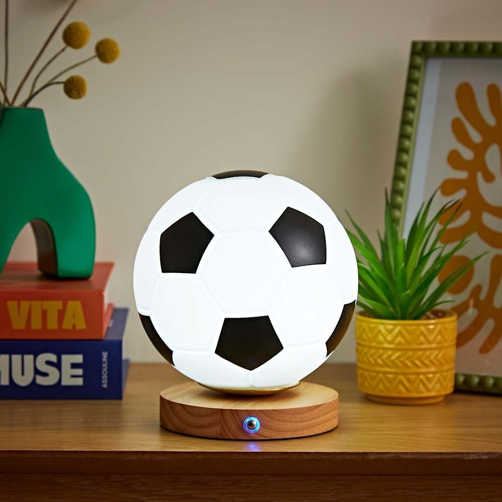 15cm Football Globe Dimmable Lamp Rechargeable LED Warm White Mood Night Light