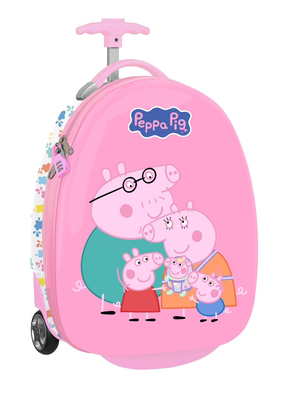 PEPPA PIG BABY PIG – Cabin Trolley 16 Inches, Suitcase with Wheels, Security Loc