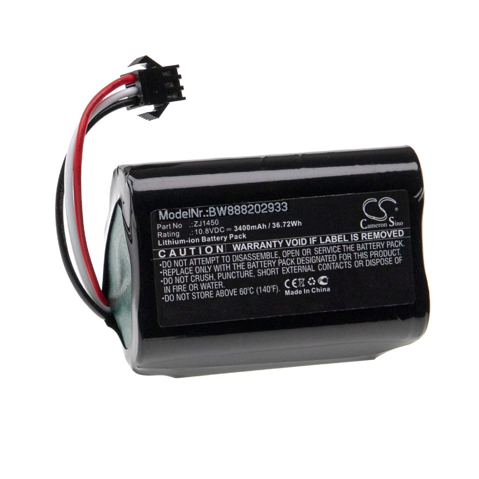 Battery for Ecovacs ZJ1450 DA60-Darfon 3400mAh 10.8V
