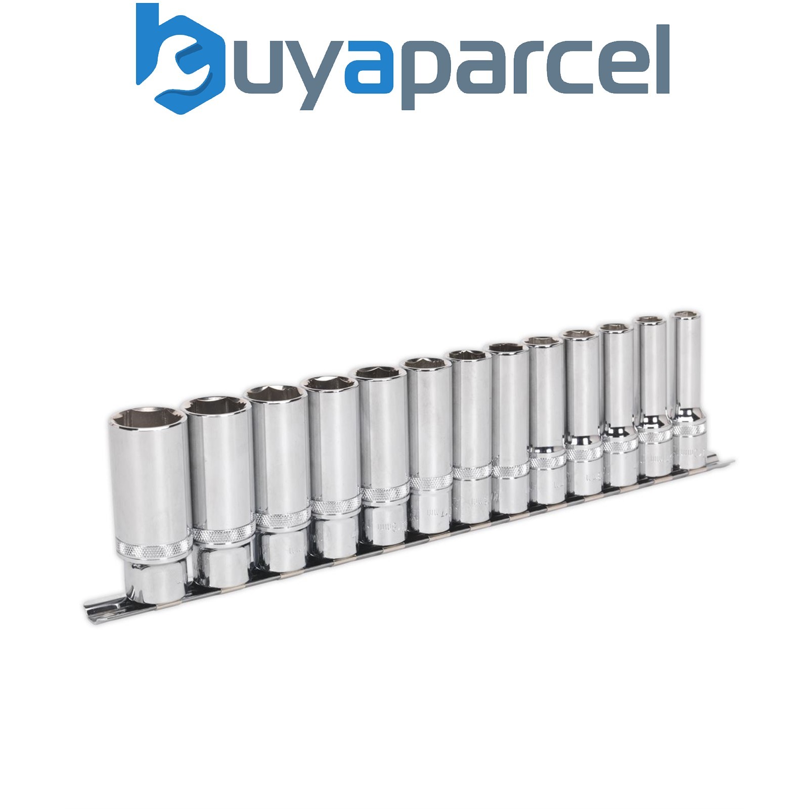 Sealey AK2745 Premier Deep Lock-On&trade; Socket Set 1/2"Sq Drive 13pc