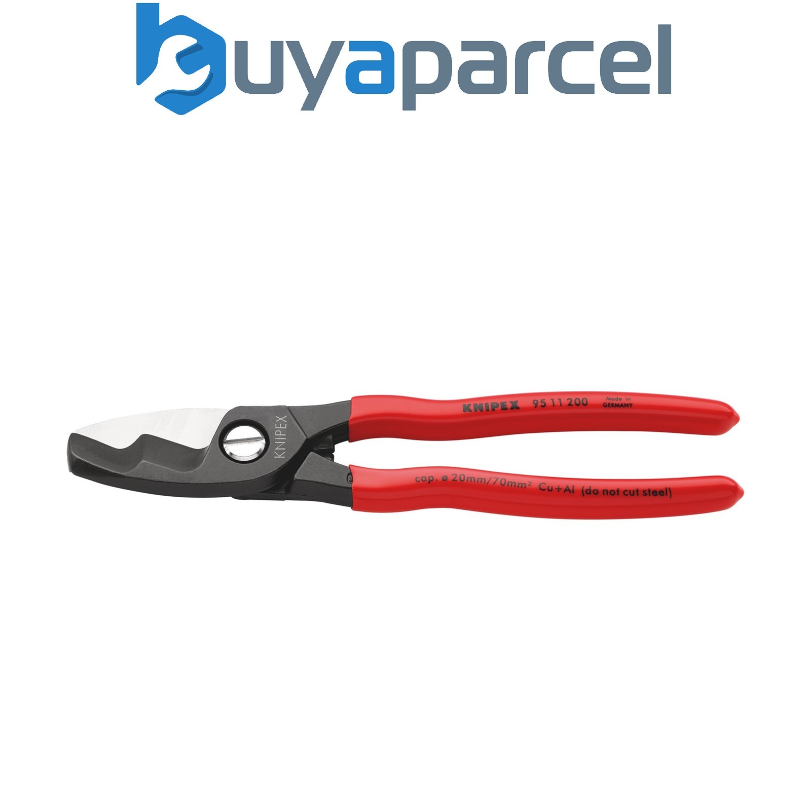 Draper 37065 KNIPEX 95 11 200 SB Cable Shears with Twin Cutting Edge, 200mm