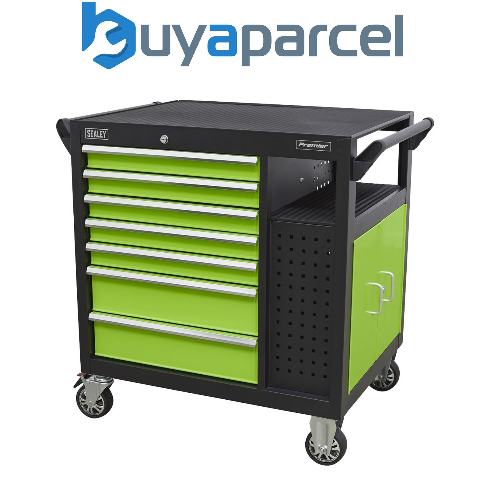 Sealey AP36MWS Premier Mobile Workstation with 7 Drawers & Cupboard 920mm