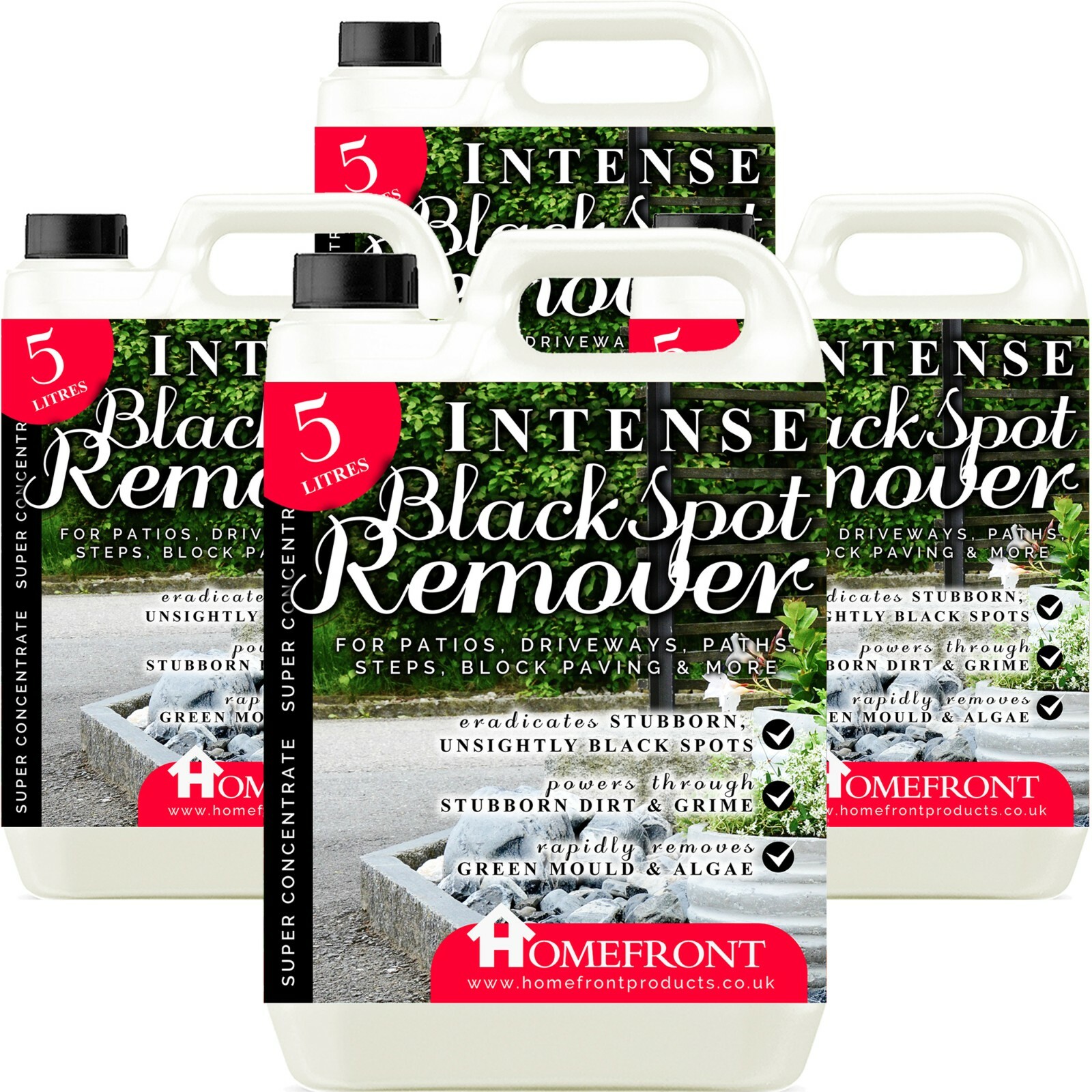 Patio Black Spot Remover Intense 20L Algae Mould Driveway Path Moss Homefront