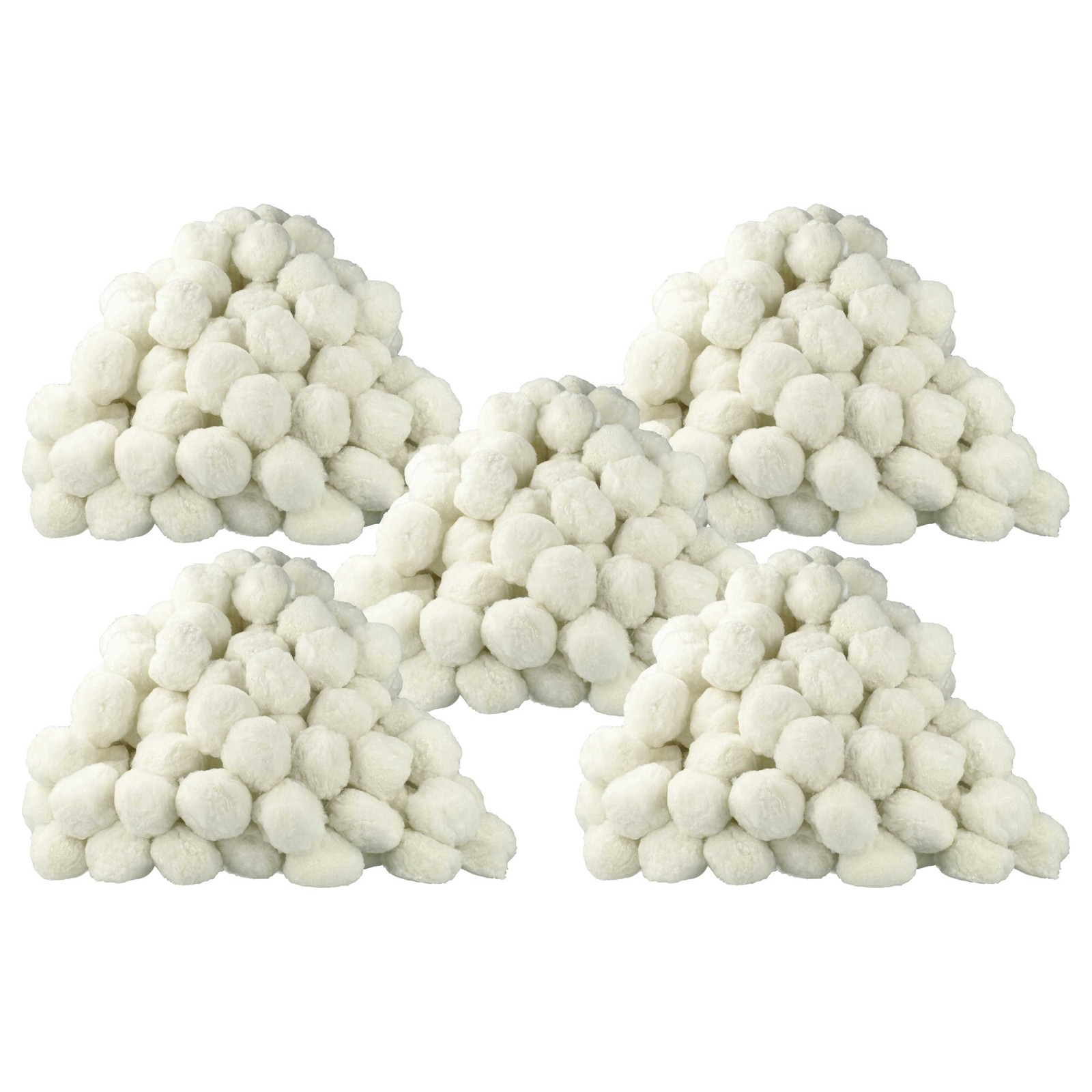 5x 980 g Filter Balls Packaged for PentairSta-RiteMonzana Pool Filter