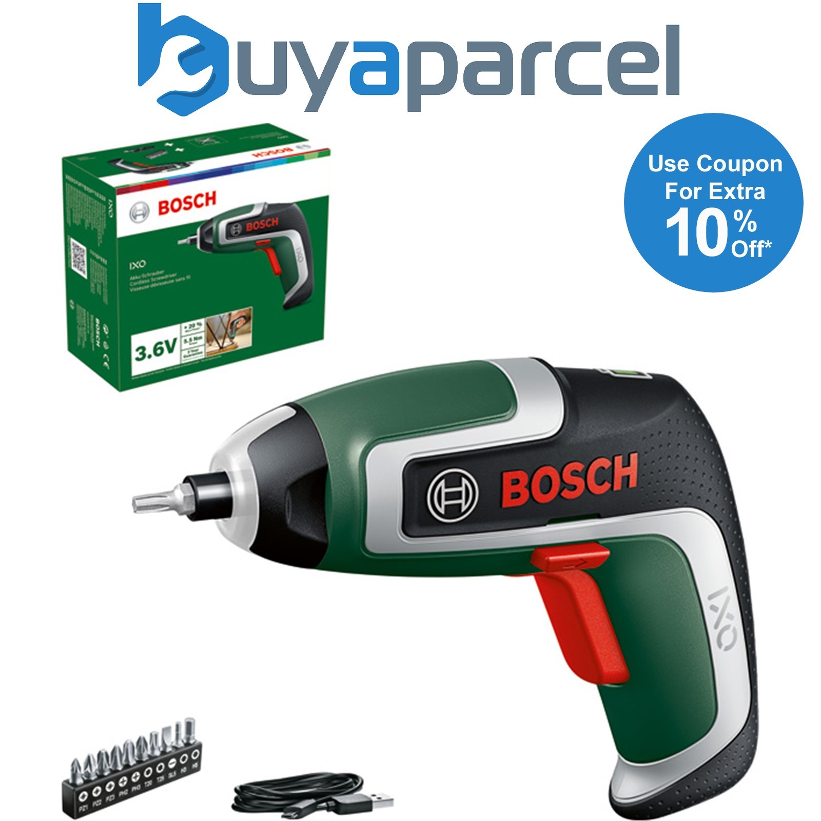 Bosch Cordless Screwdriver IXO 7 Carton box 06039E0006