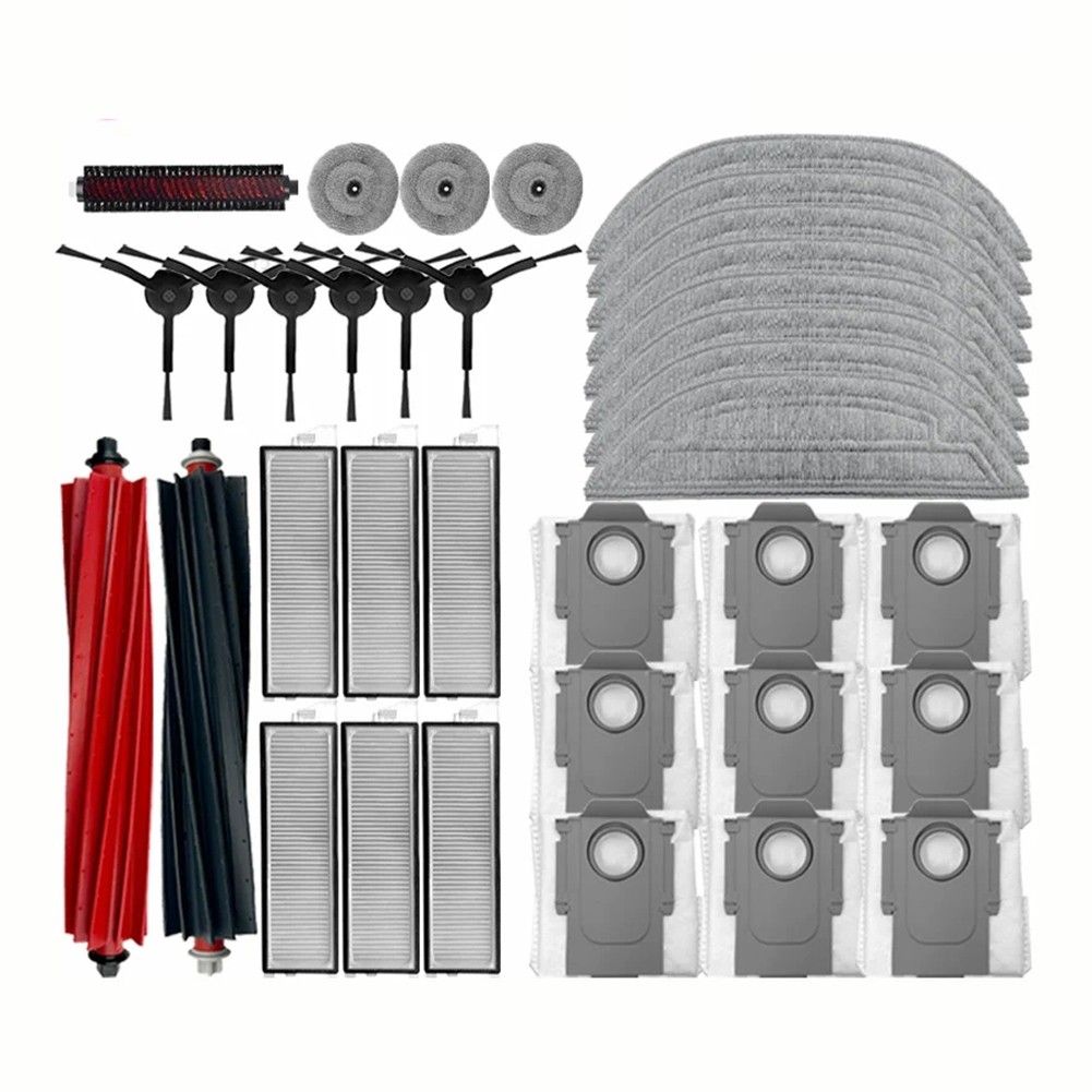 For S8 MaxV Ultra Robot Vacuum Spare Parts Main Side Brushes Mop1876