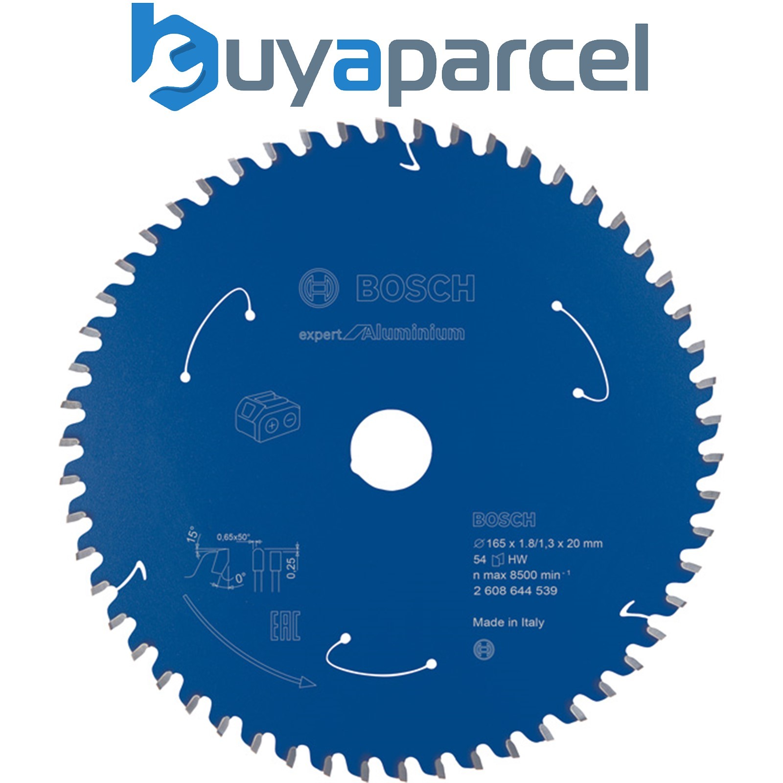 Bosch Expert for Aluminium Circular Saw Blade 165x1.8/1.3x20 T54 2608644539