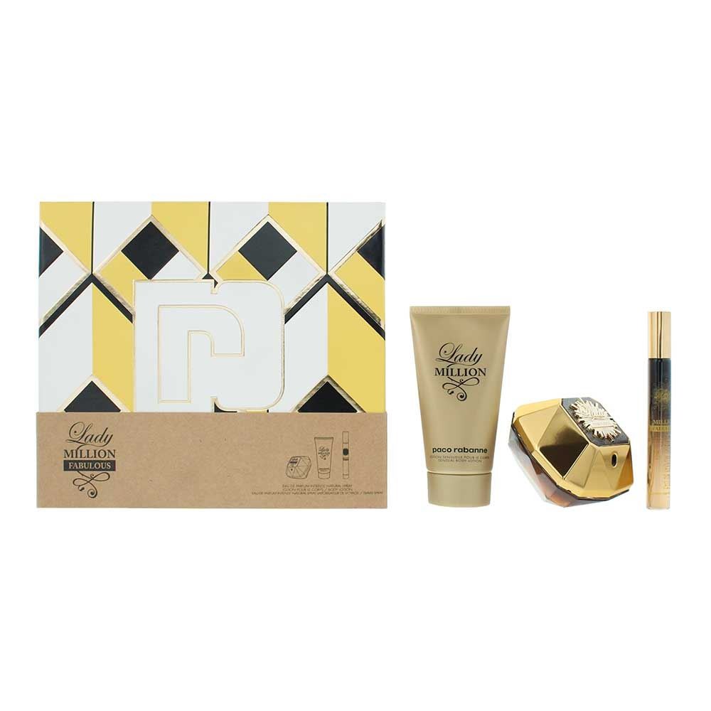 Paco Rabanne Lady Million Fabulous EDP 50ml Gift Set for Her - Damaged Box