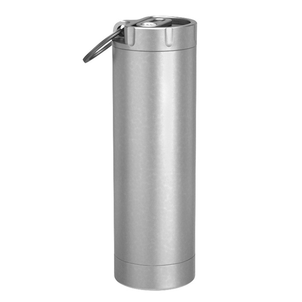 2X(Titanium Alloy Multifunctional Toothpick Box Titanium Alloy Bottle3176