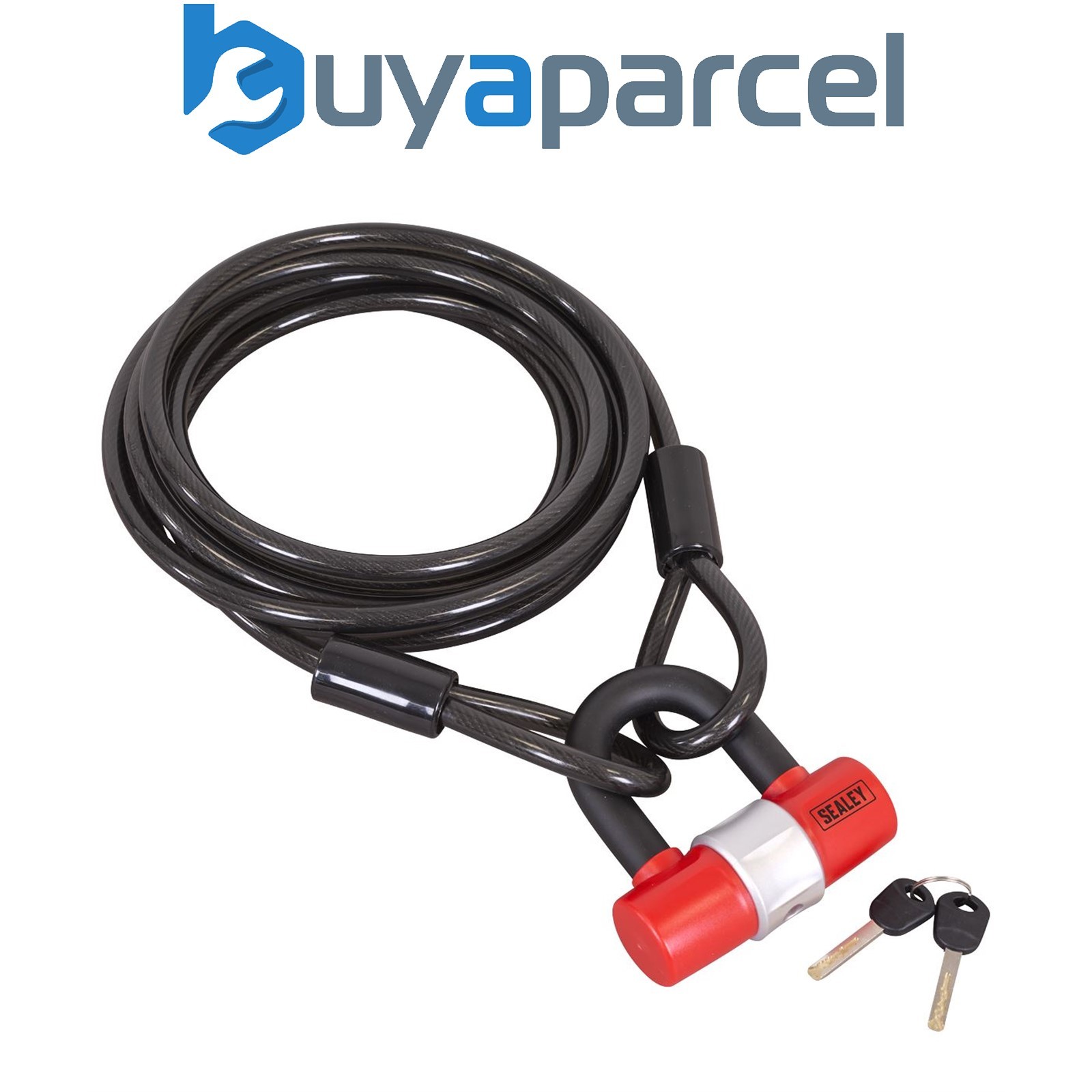 Sealey SHGCL5 Motorcycle Cable Lock 5m