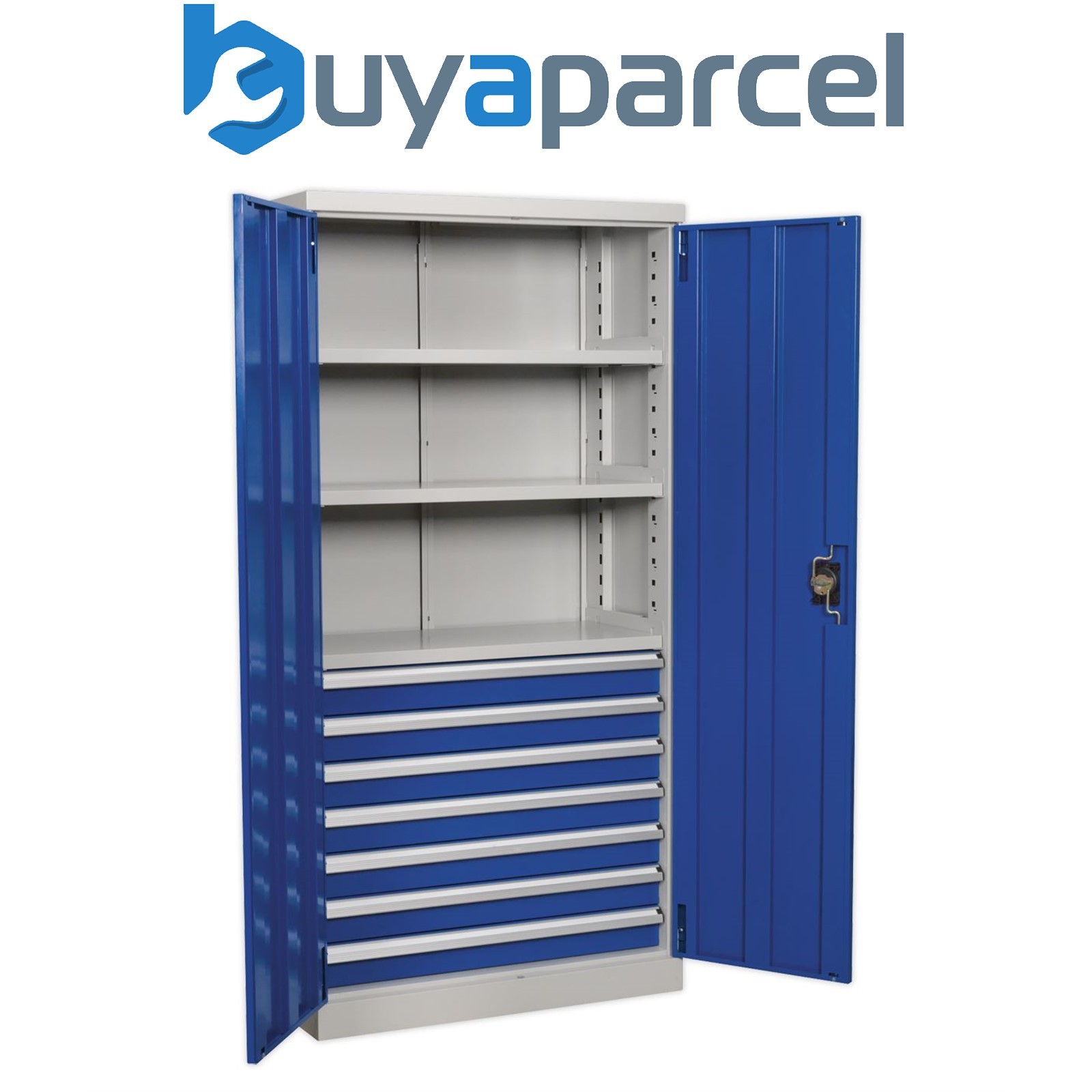 Sealey APICCOMBO7 Premier Industrial&trade; Cabinet with 7 Drawers & 3 Shelves 1