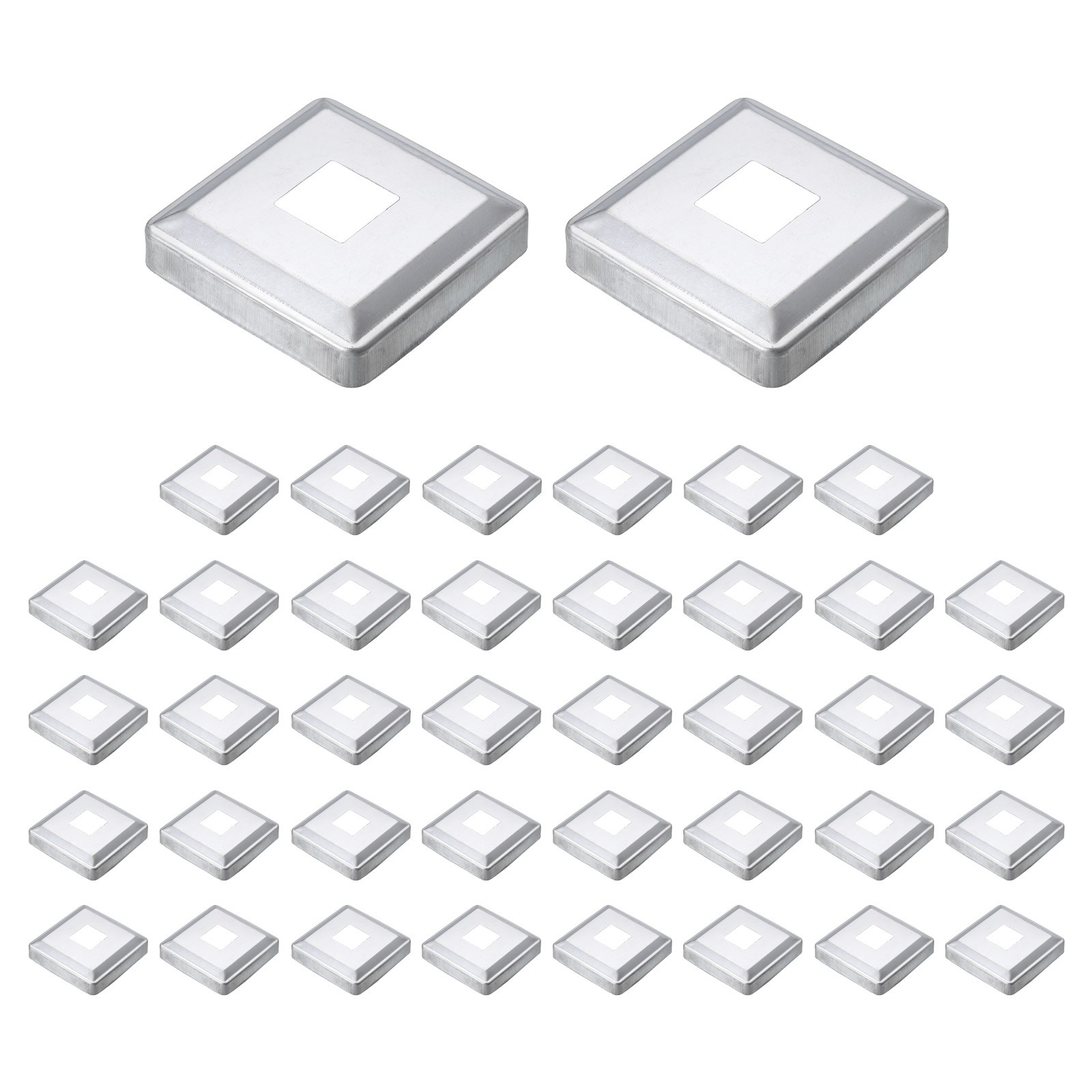 40Pcs Post Base Cover, 3.25x3.25 Integral Style Post Skirt Column Wrap(1x1)