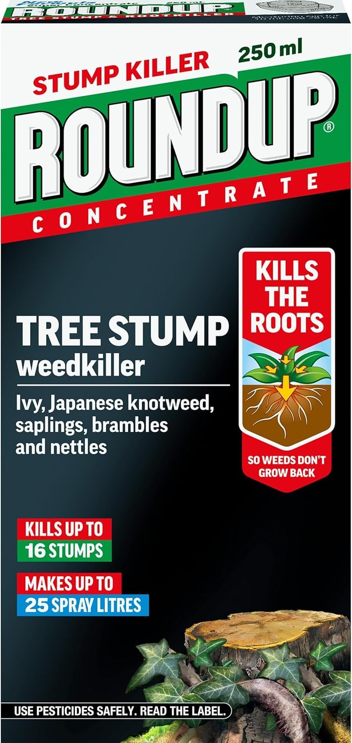 Roundup Tree Stump Weedkiller, Super Concentrate 250 ml
