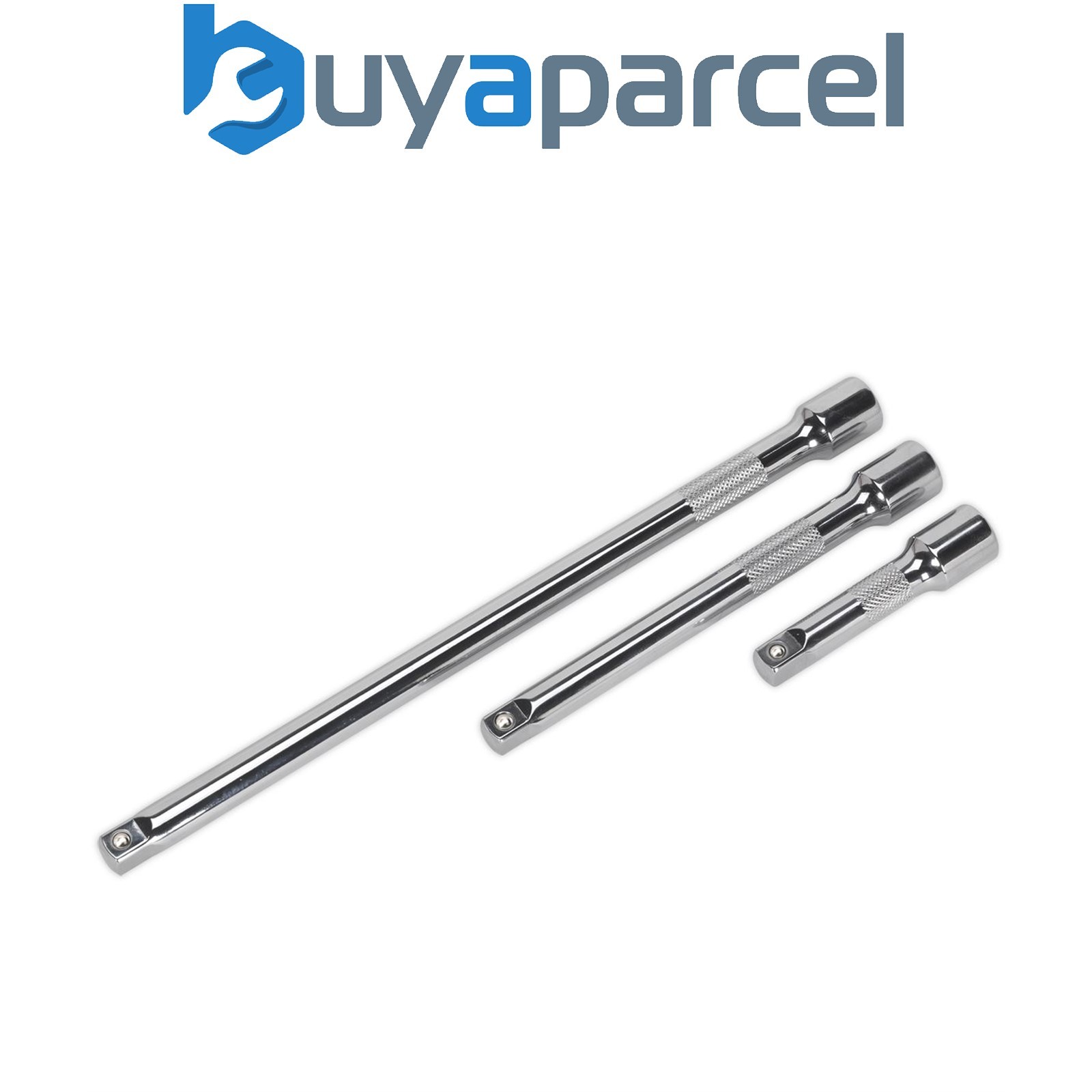 Sealey AK6340 Premier Extension Bar Set 3/8"Sq Drive 3pc