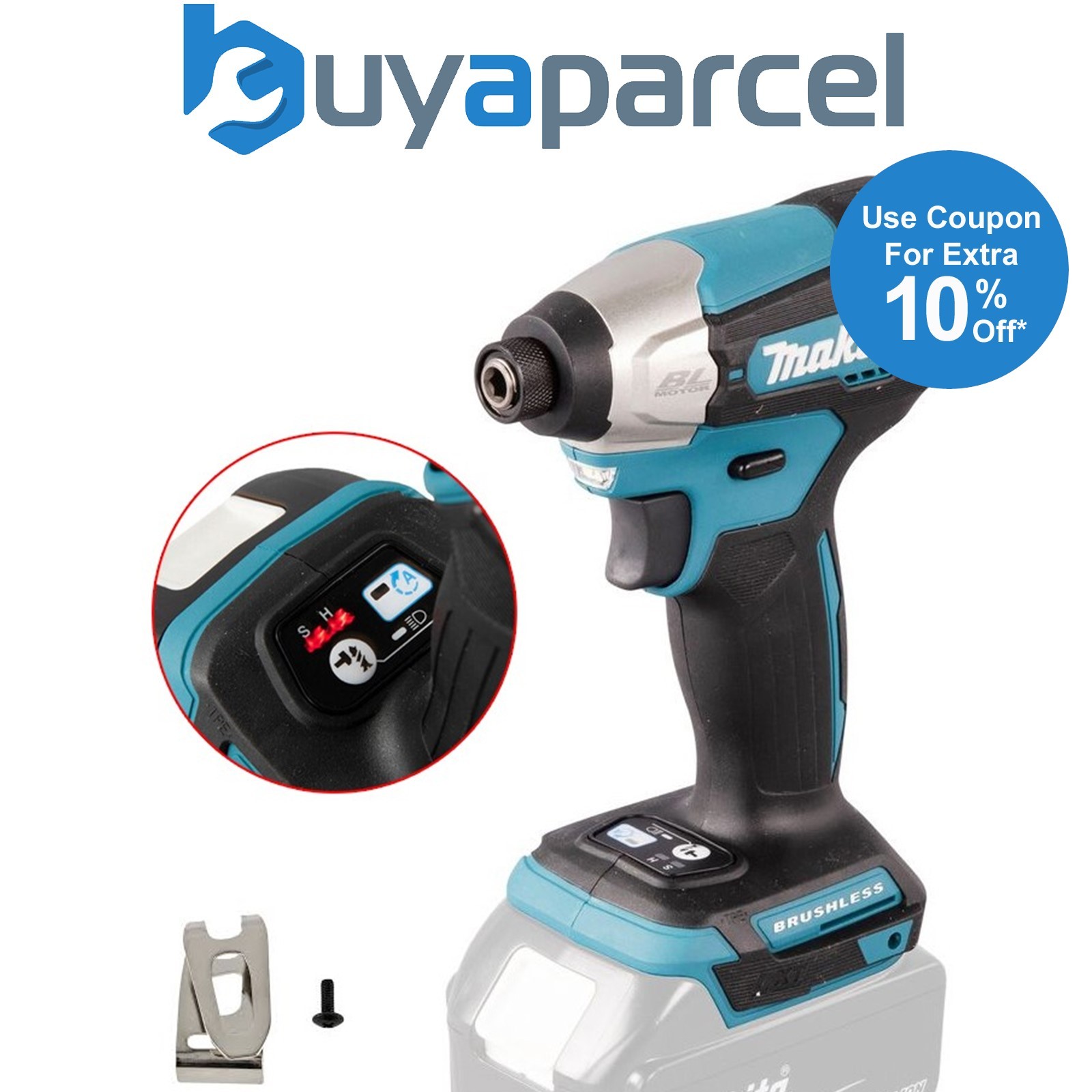 Makita DTD157Z 18v LXT Cordless Brushless Impact Driver XPT 2 Stage Assist Mode