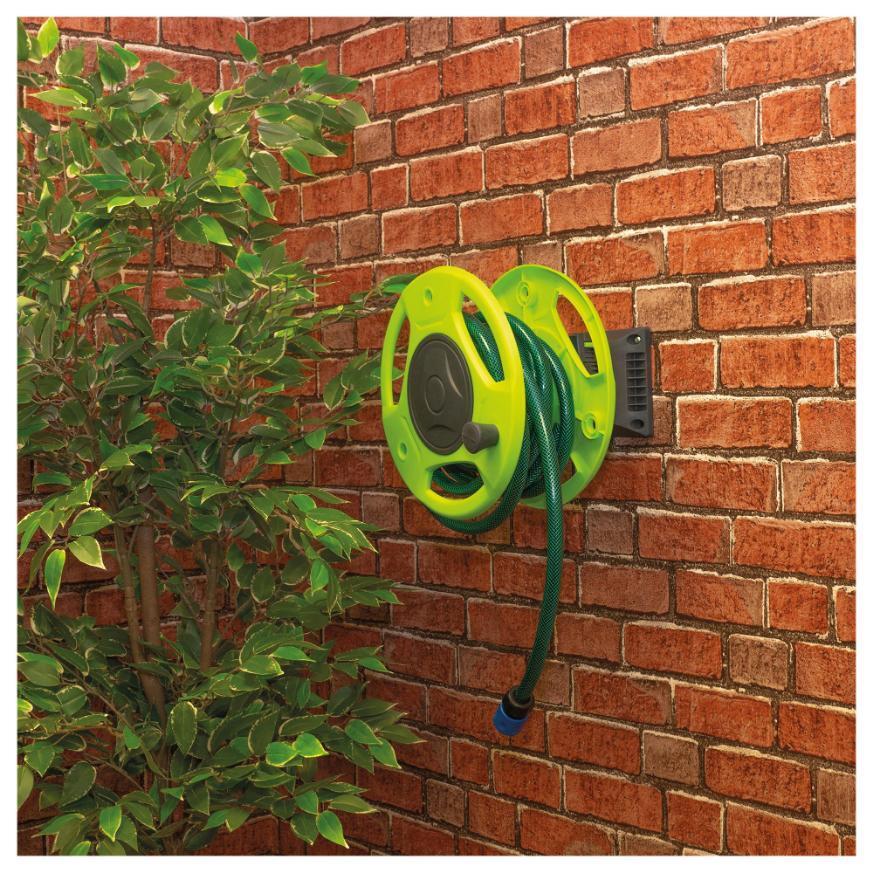 Garden Wall Mounted Hose Pipe Reel - GH610