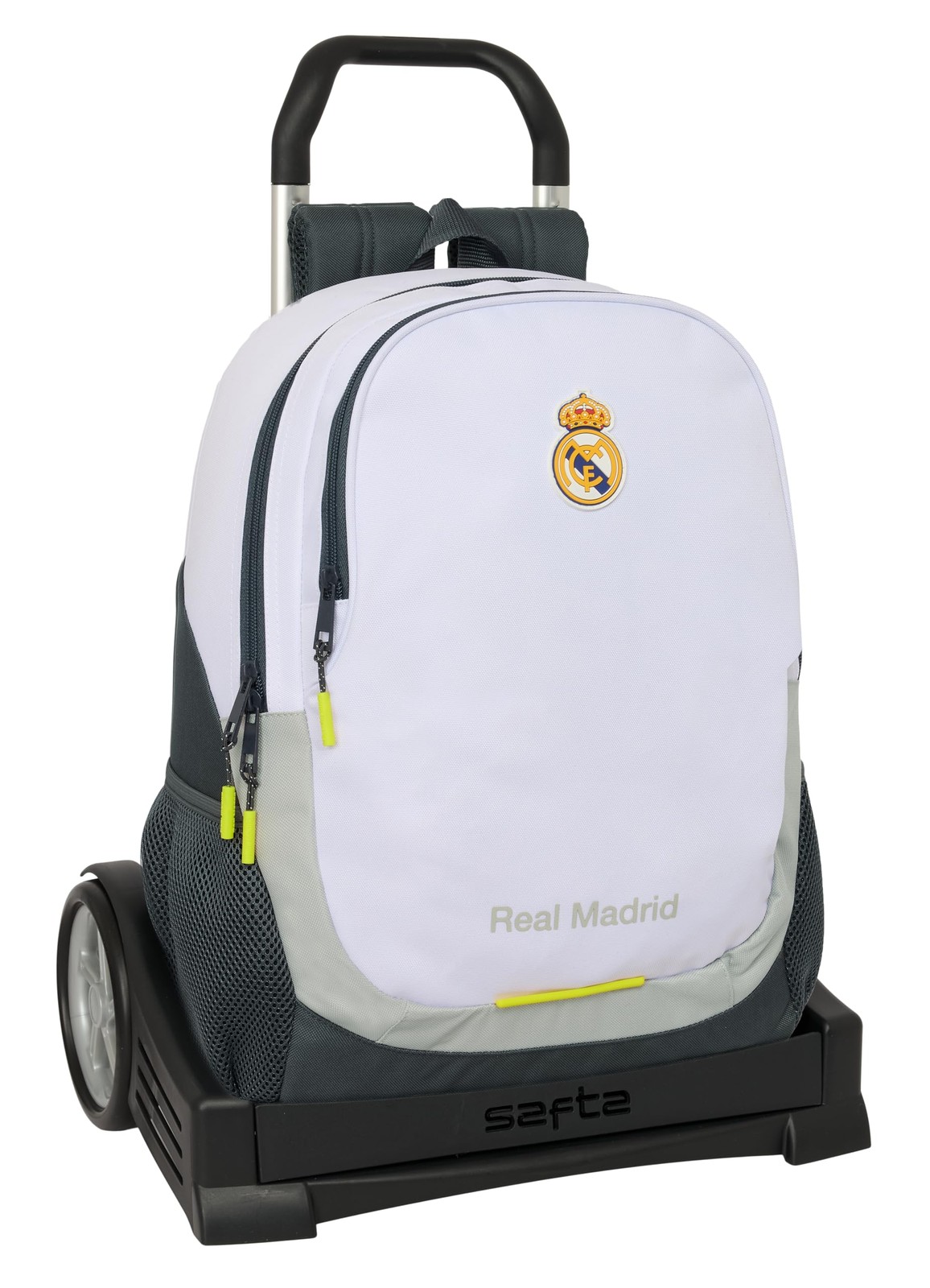 Safta Real Madrid EQUIPACIÓN 25/26 – School Backpack, Ergonomic Back, with Evolu